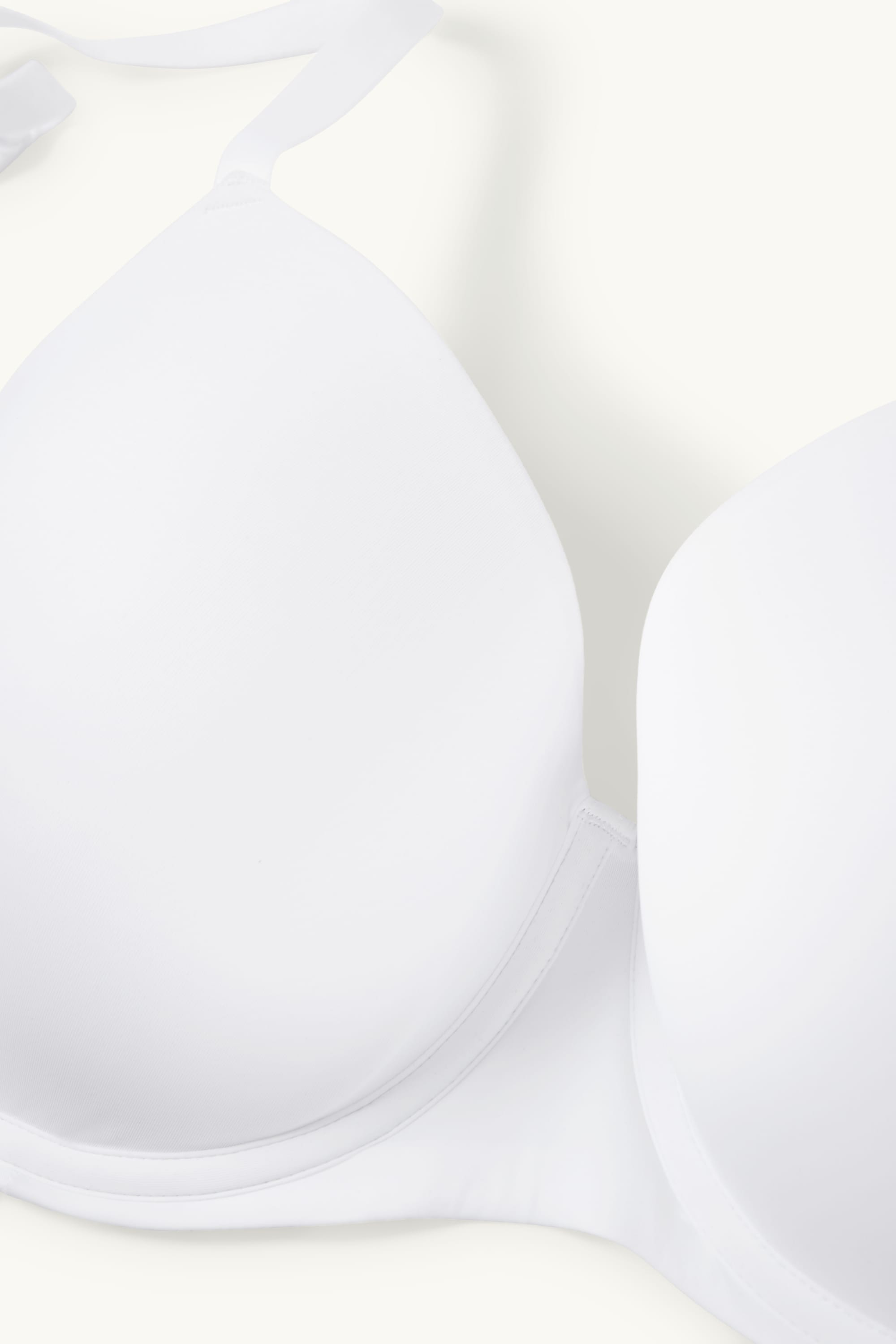 Underwire bra - DEMI - padded - LYCRA® white