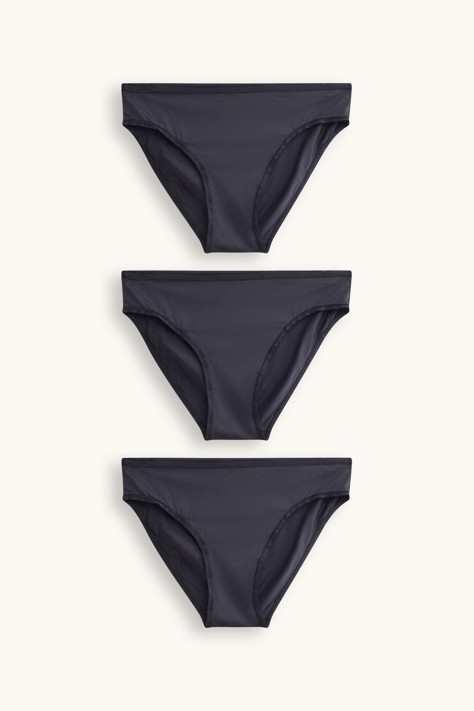 Multipack of 3 - knickers black