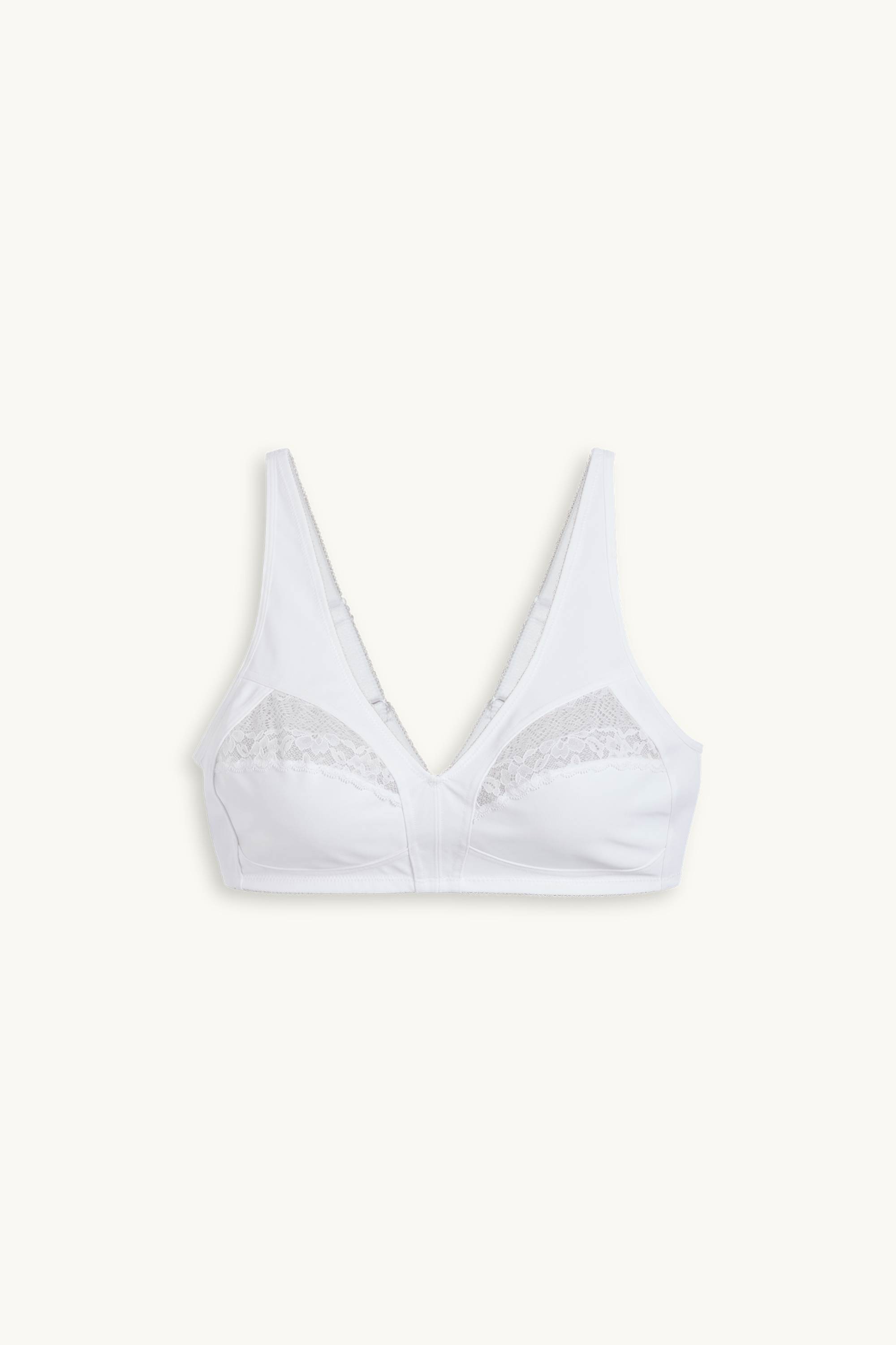 Non-wired minimiser bra white