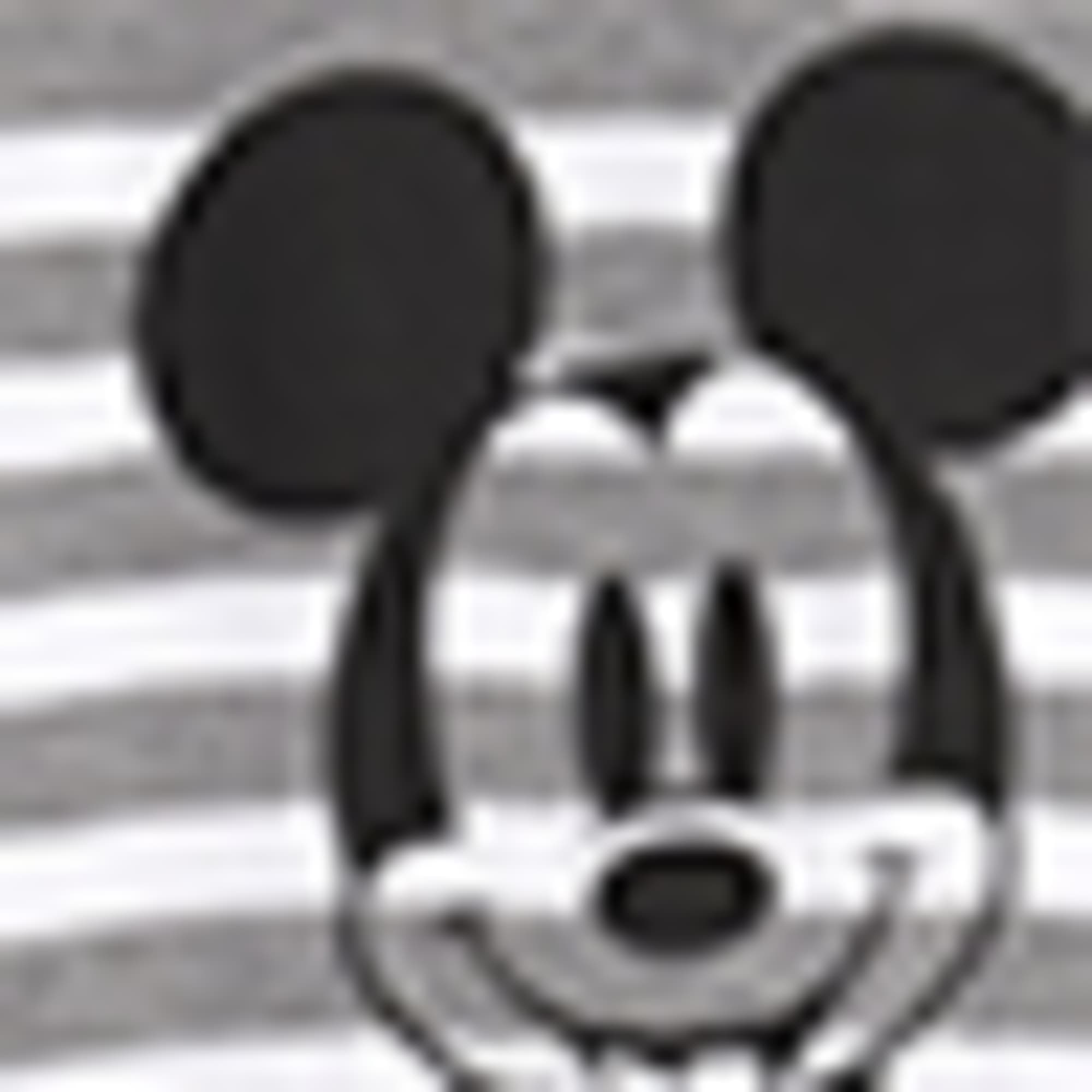 Nightdress - Mickey Mouse - striped gray