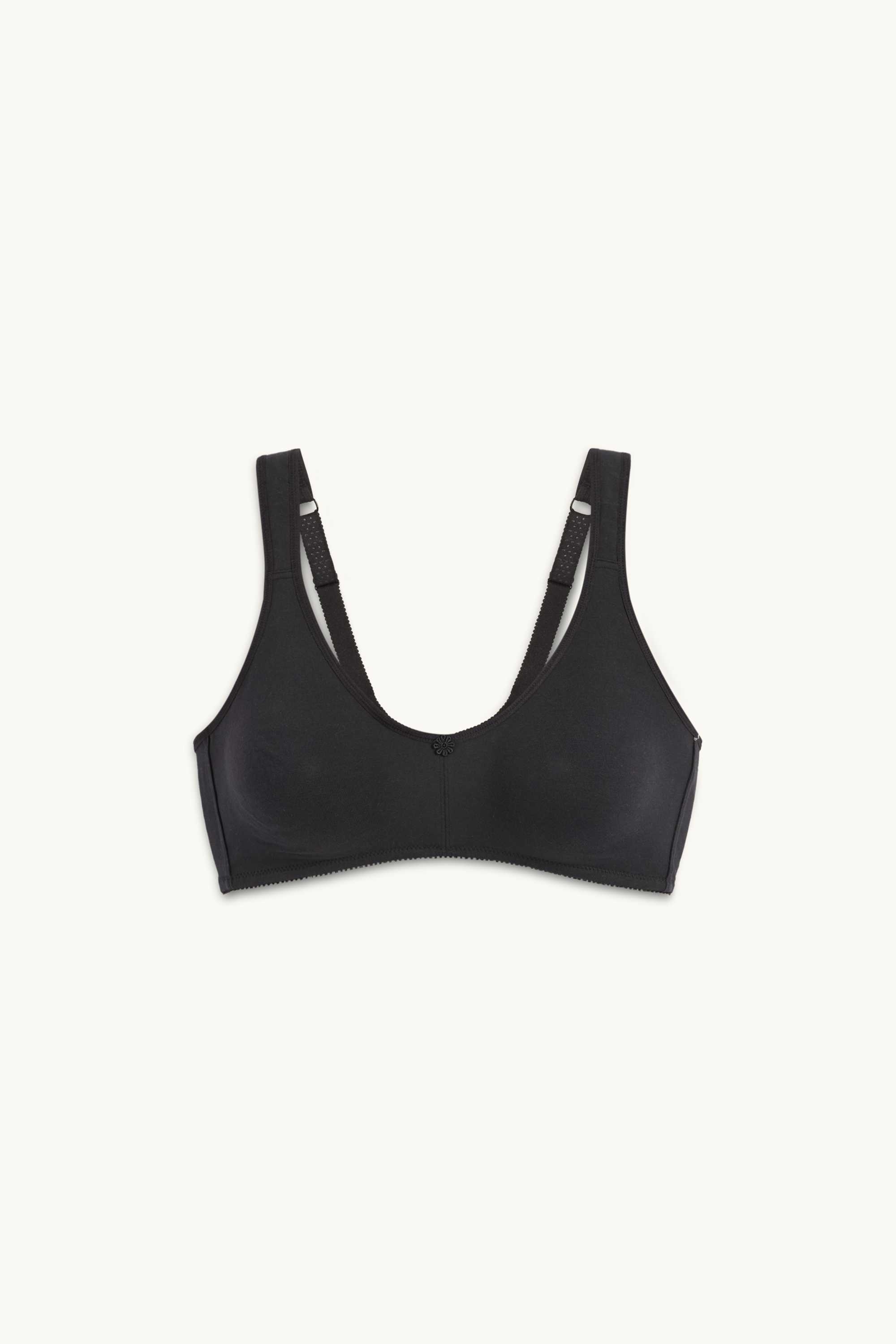 Non-wired bra black