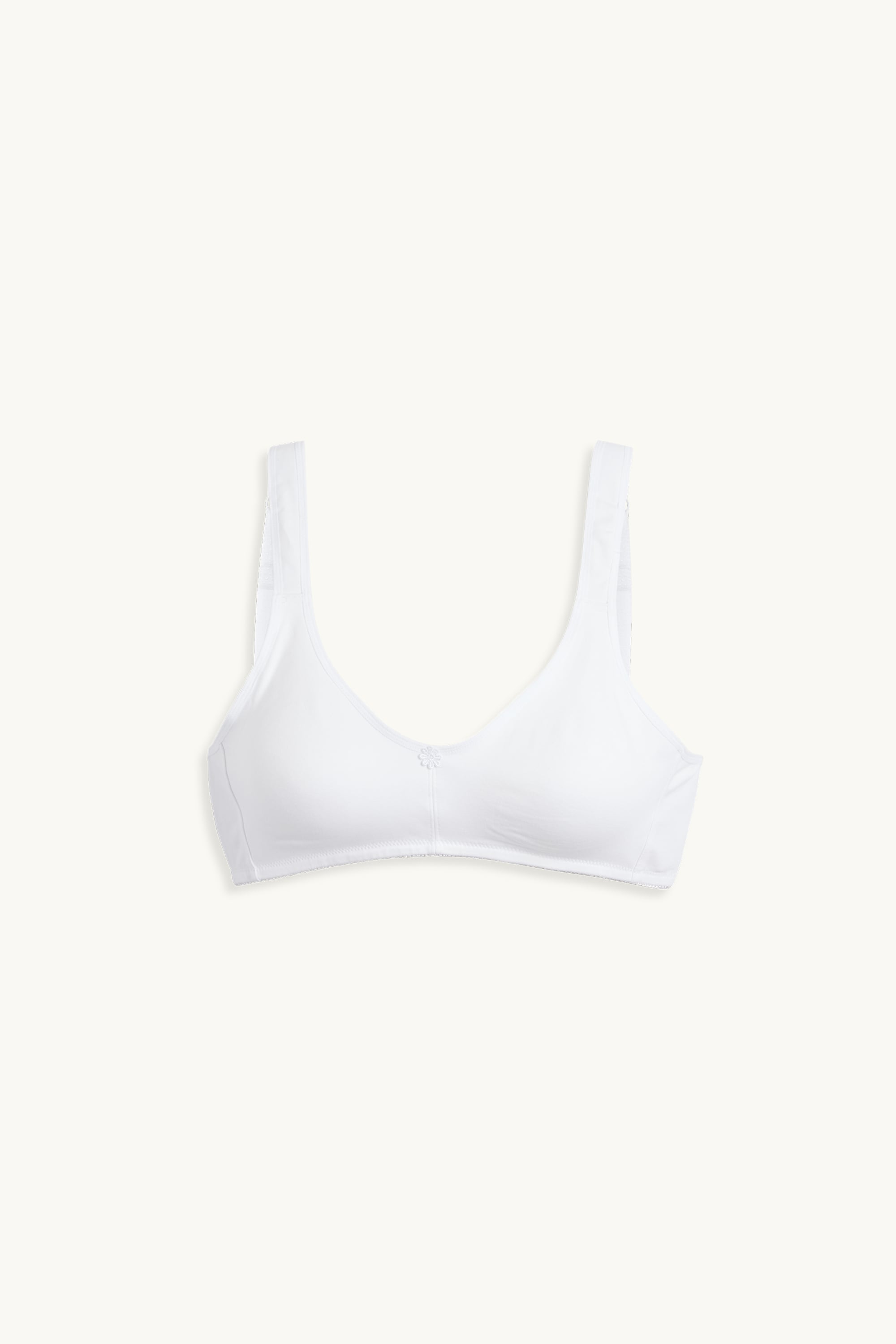 Non-wired bra white