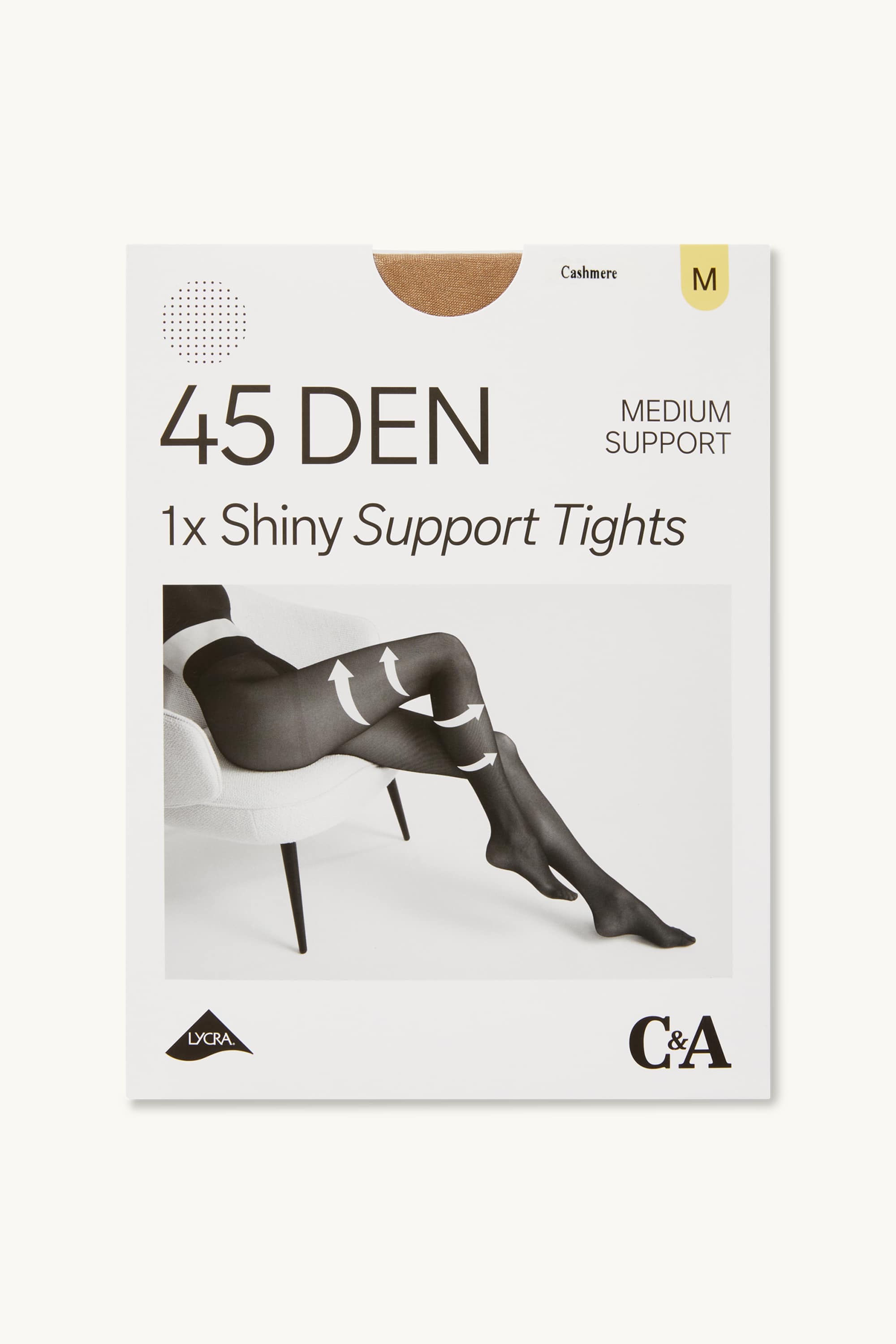 Tights - LYCRA® - 45 denier beige