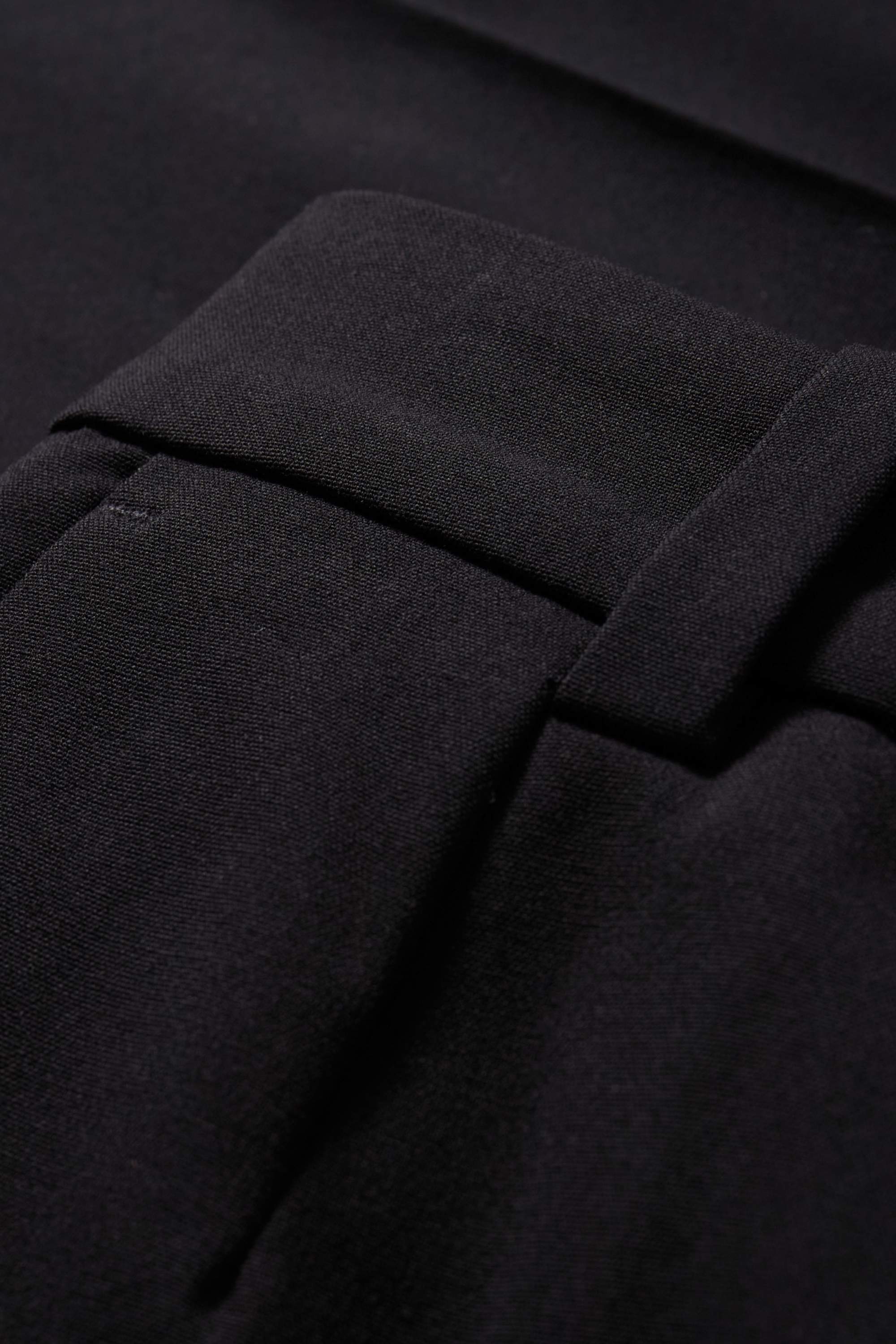 Business trousers - high waist - wide leg black