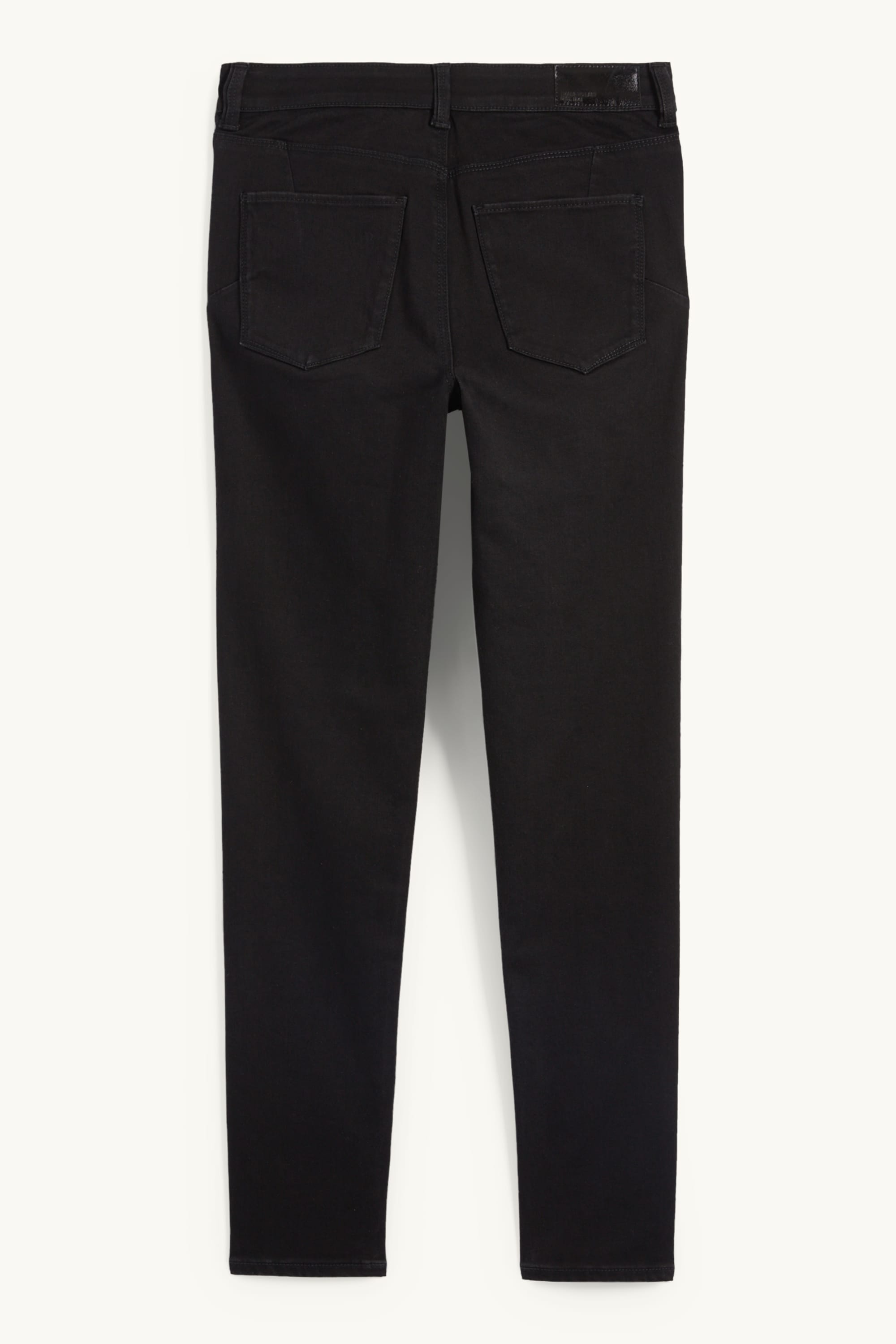 Skinny jeans - mid waist - shaping jeans - LYCRA® black