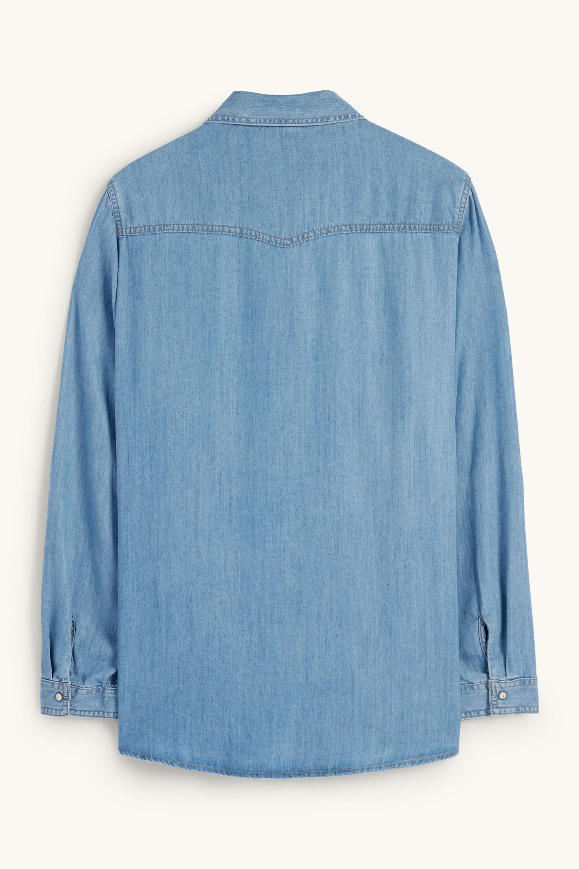 Denim blouse denim-light blue