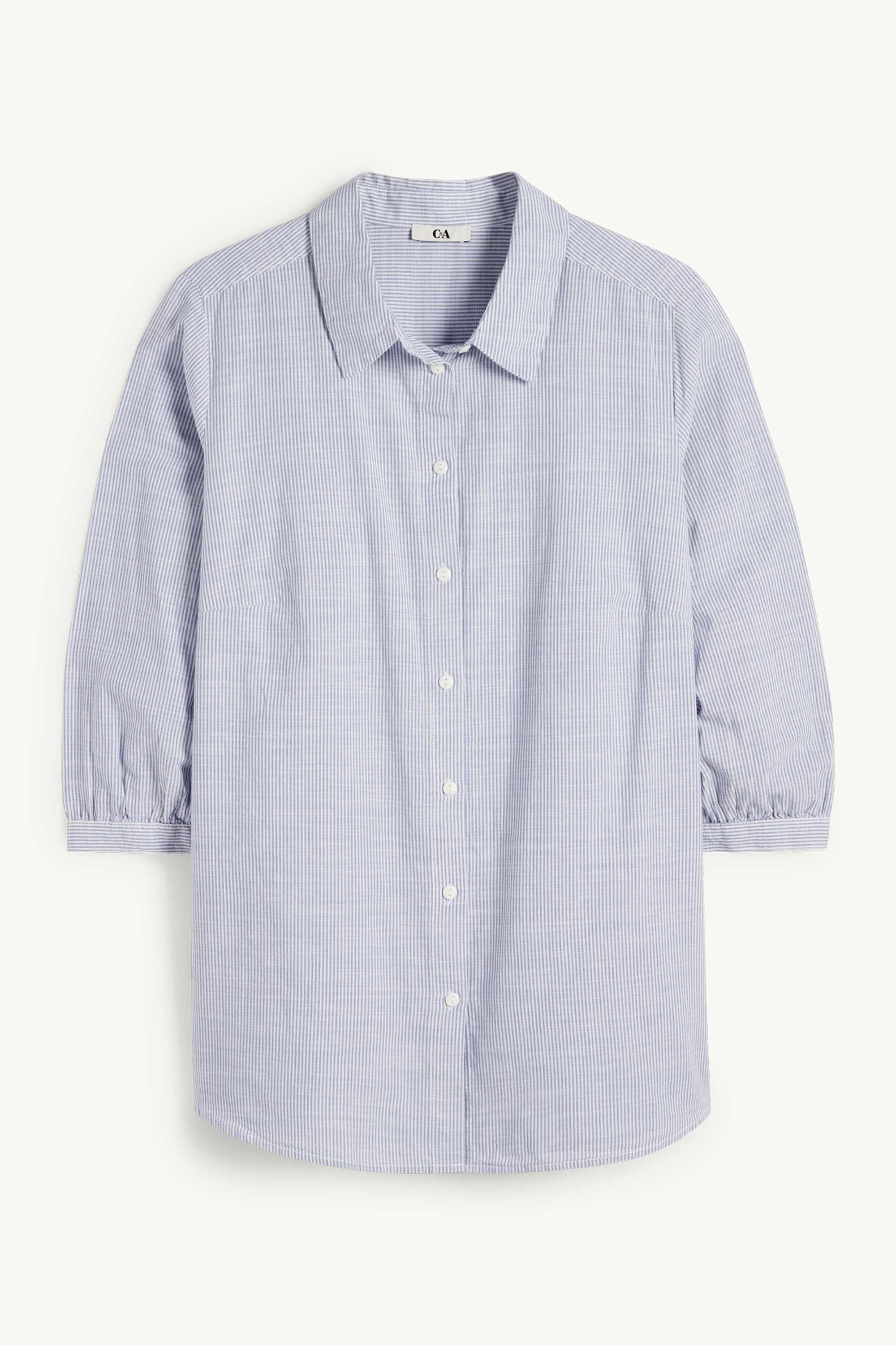 Blouse - striped blue