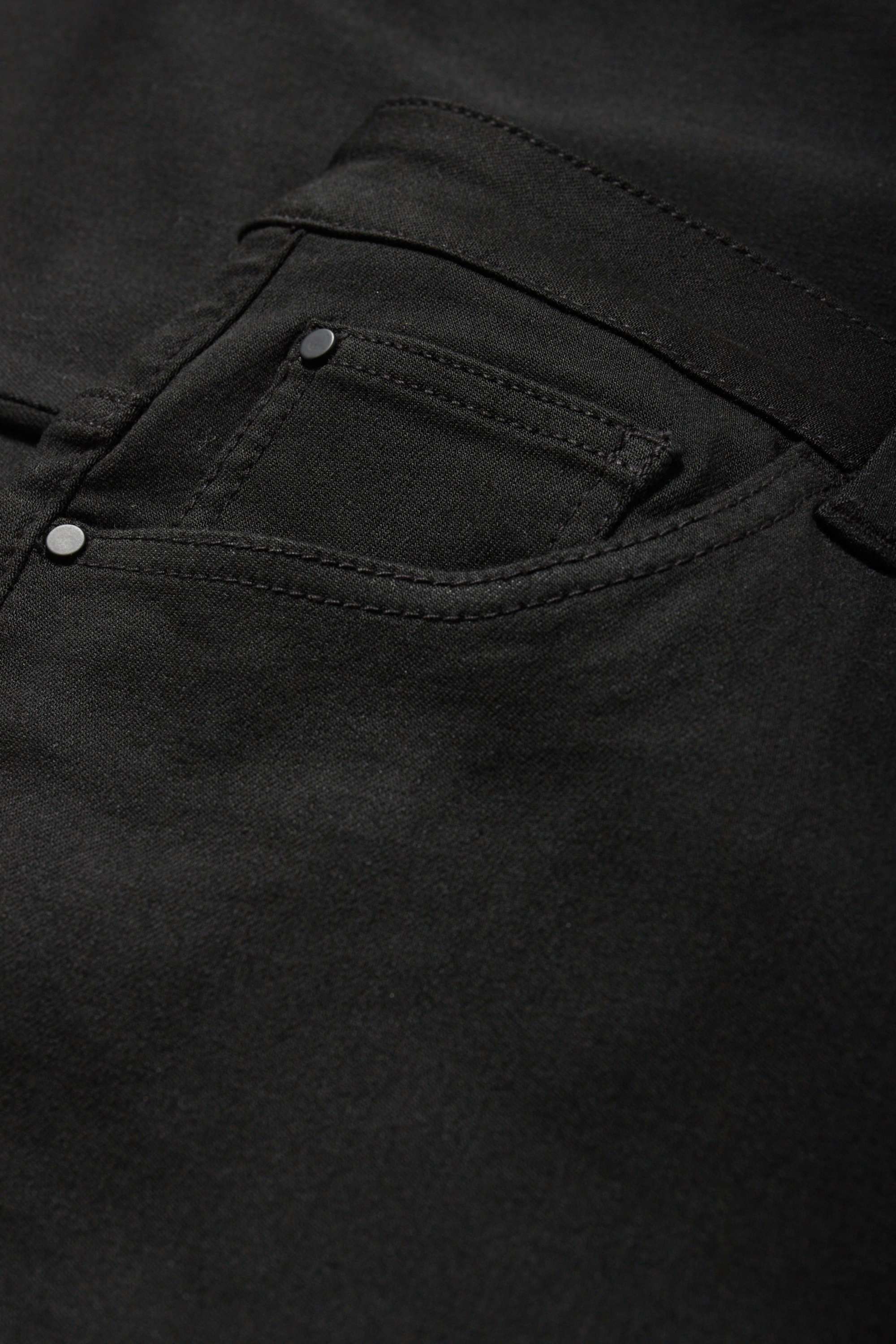 Cloth trousers - high waist - slim fit black