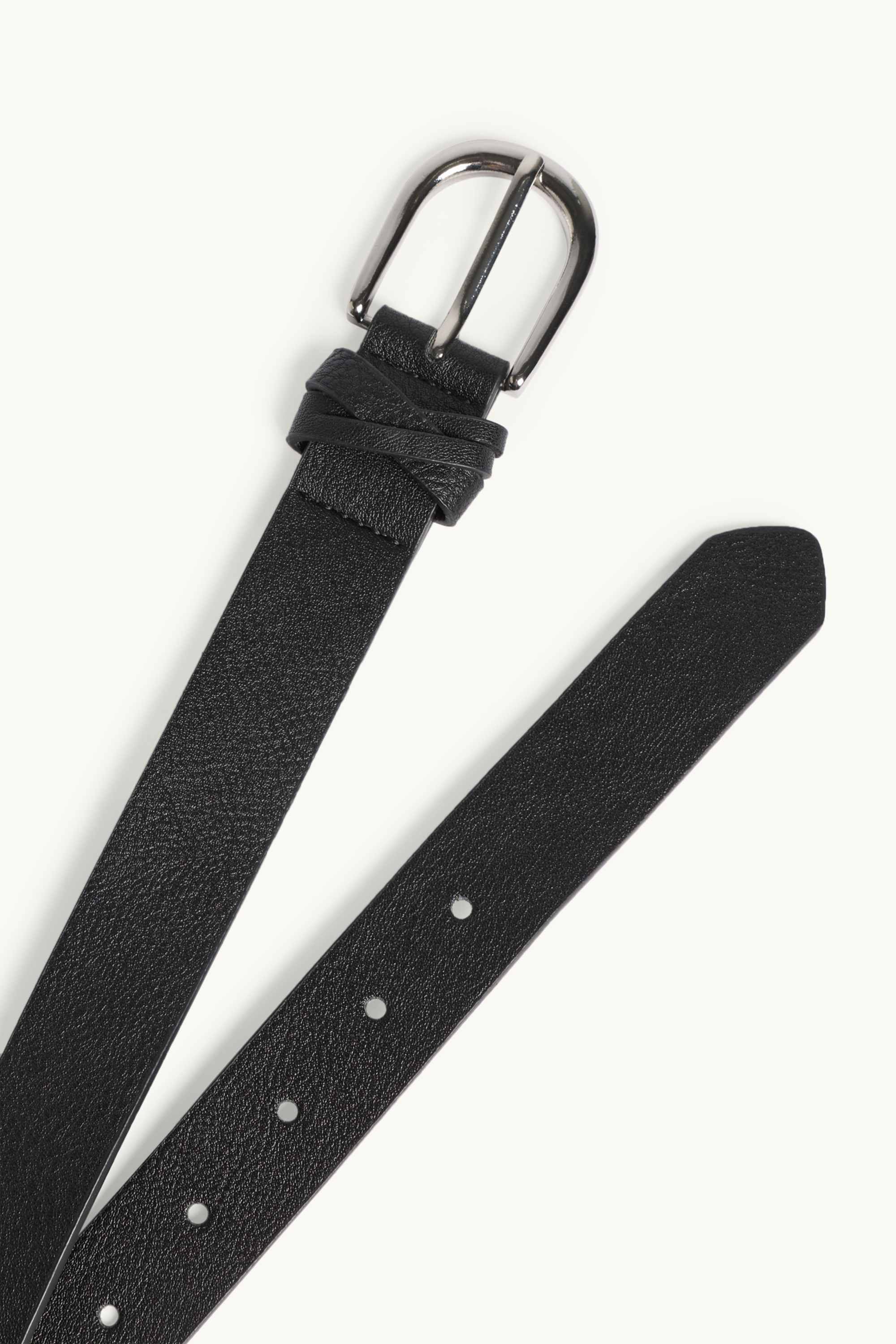 Belt - faux leather black