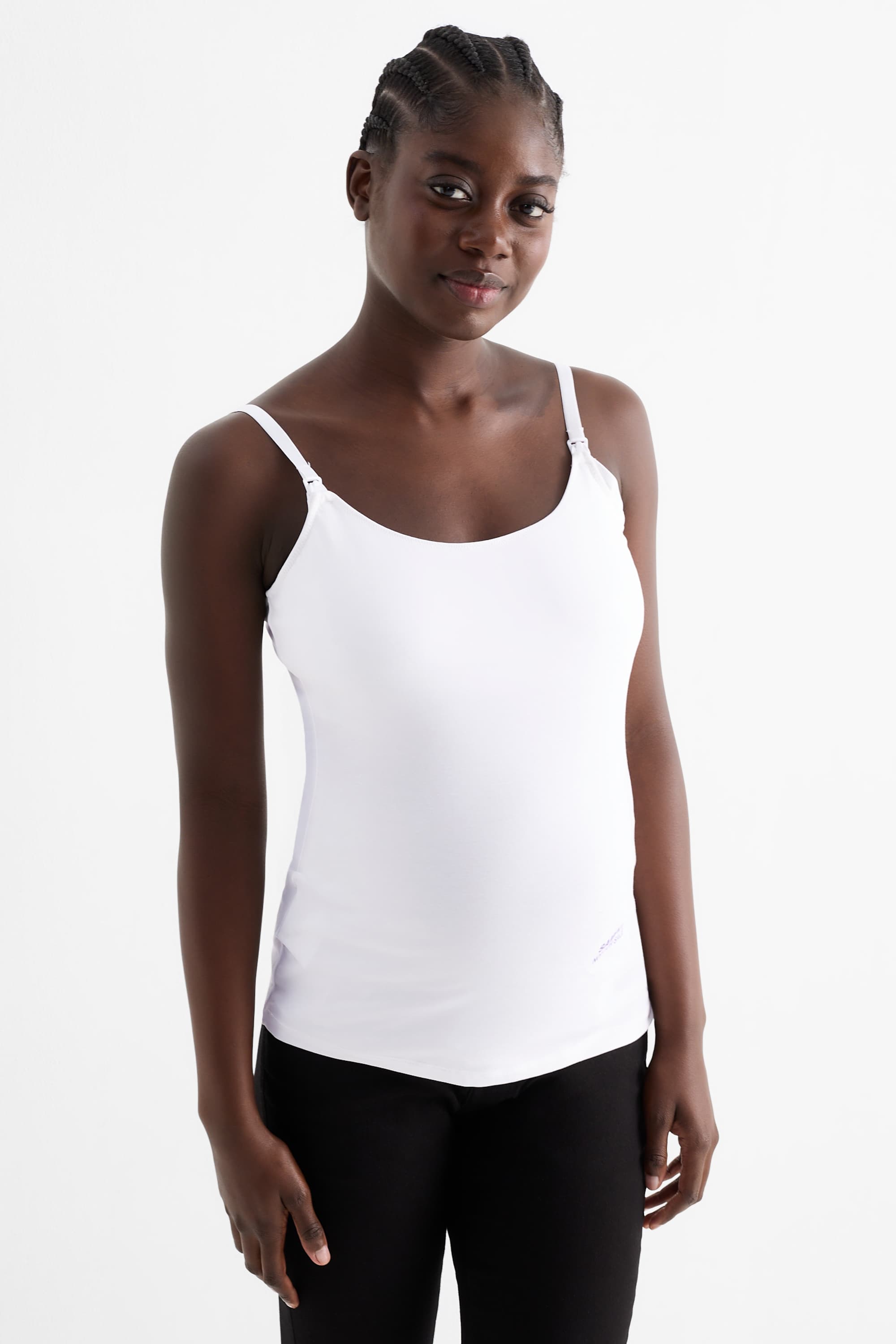 Multipack of 2 - nursing top black / white