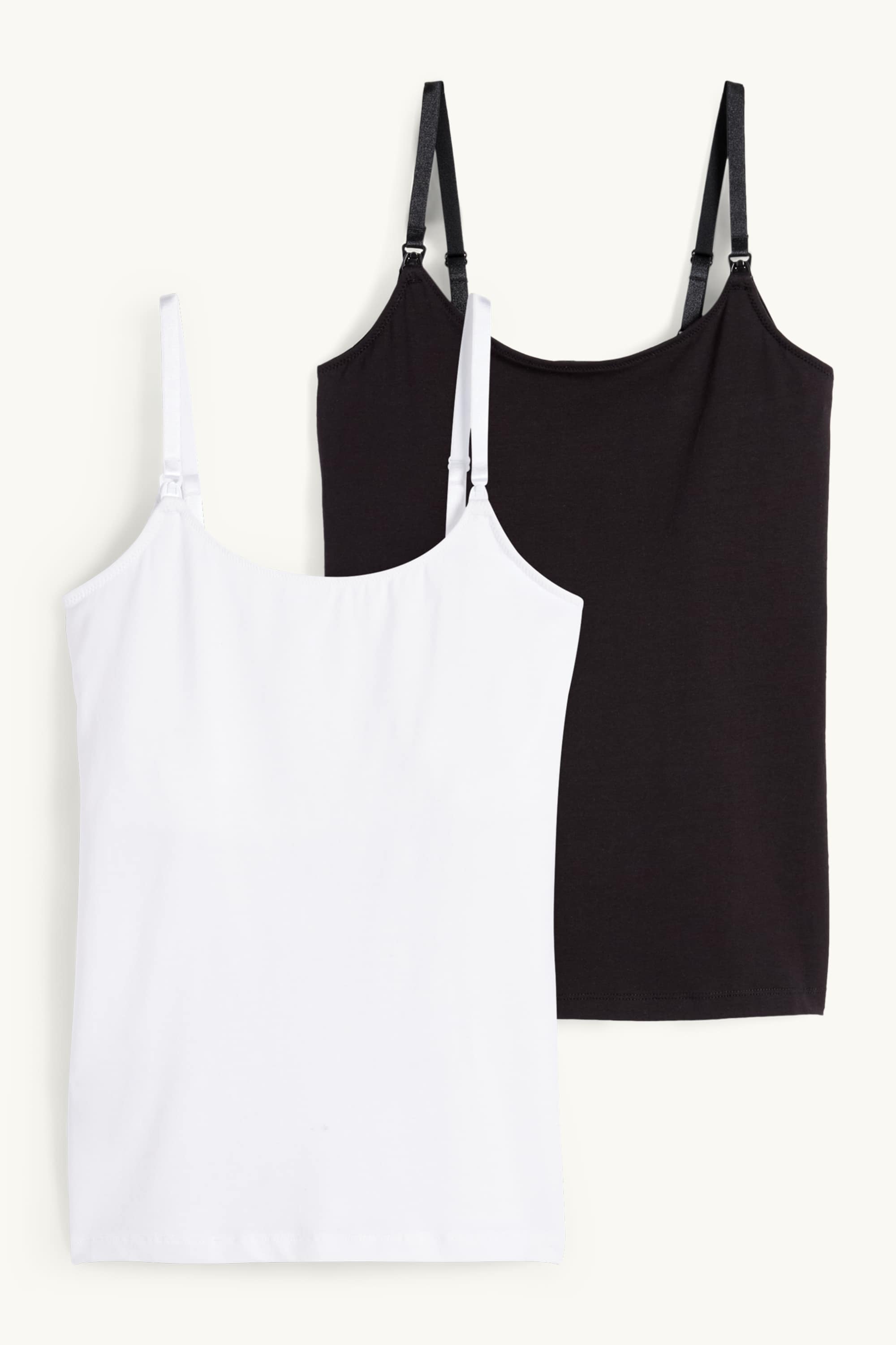 Multipack of 2 - nursing top black / white