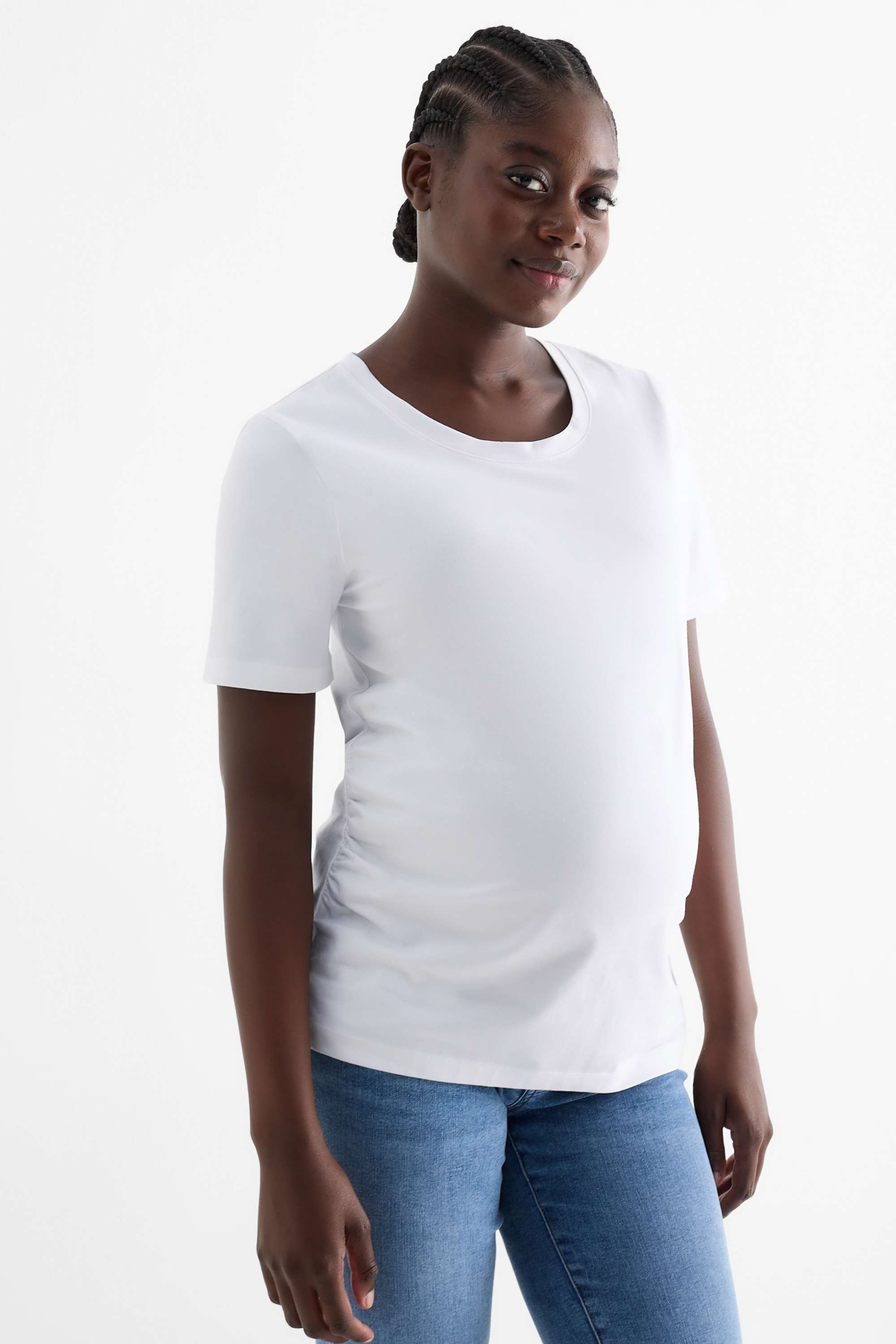 Multipack of 2 - maternity T-shirt white