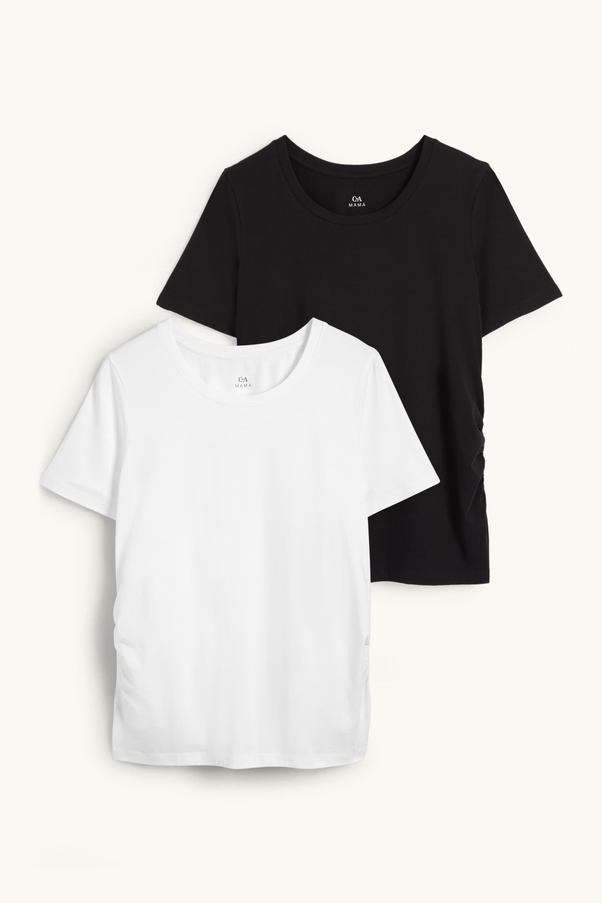 Multipack of 2 - maternity T-shirt white