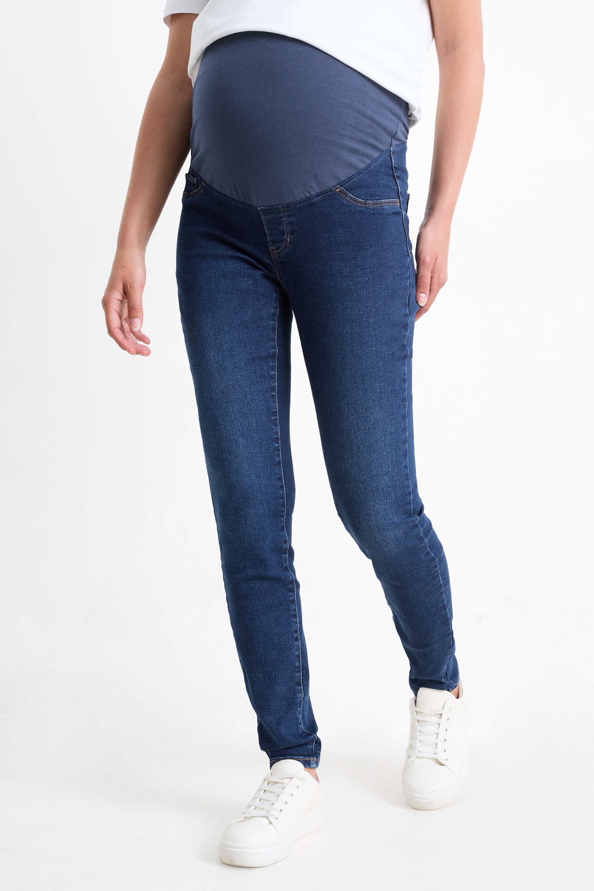 Maternity jeans - jegging jeans denim-dark blue