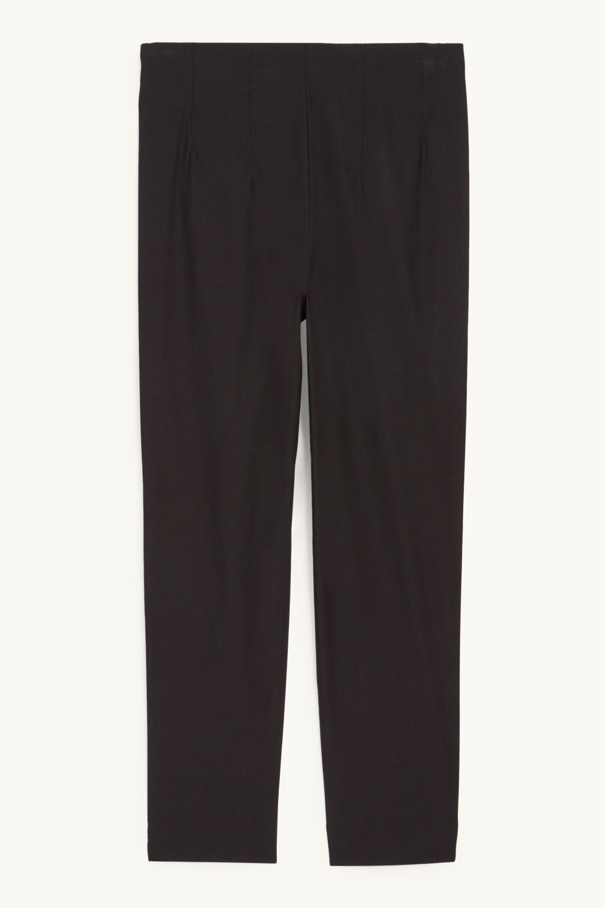 Cloth trousers - high waist - slim fit black