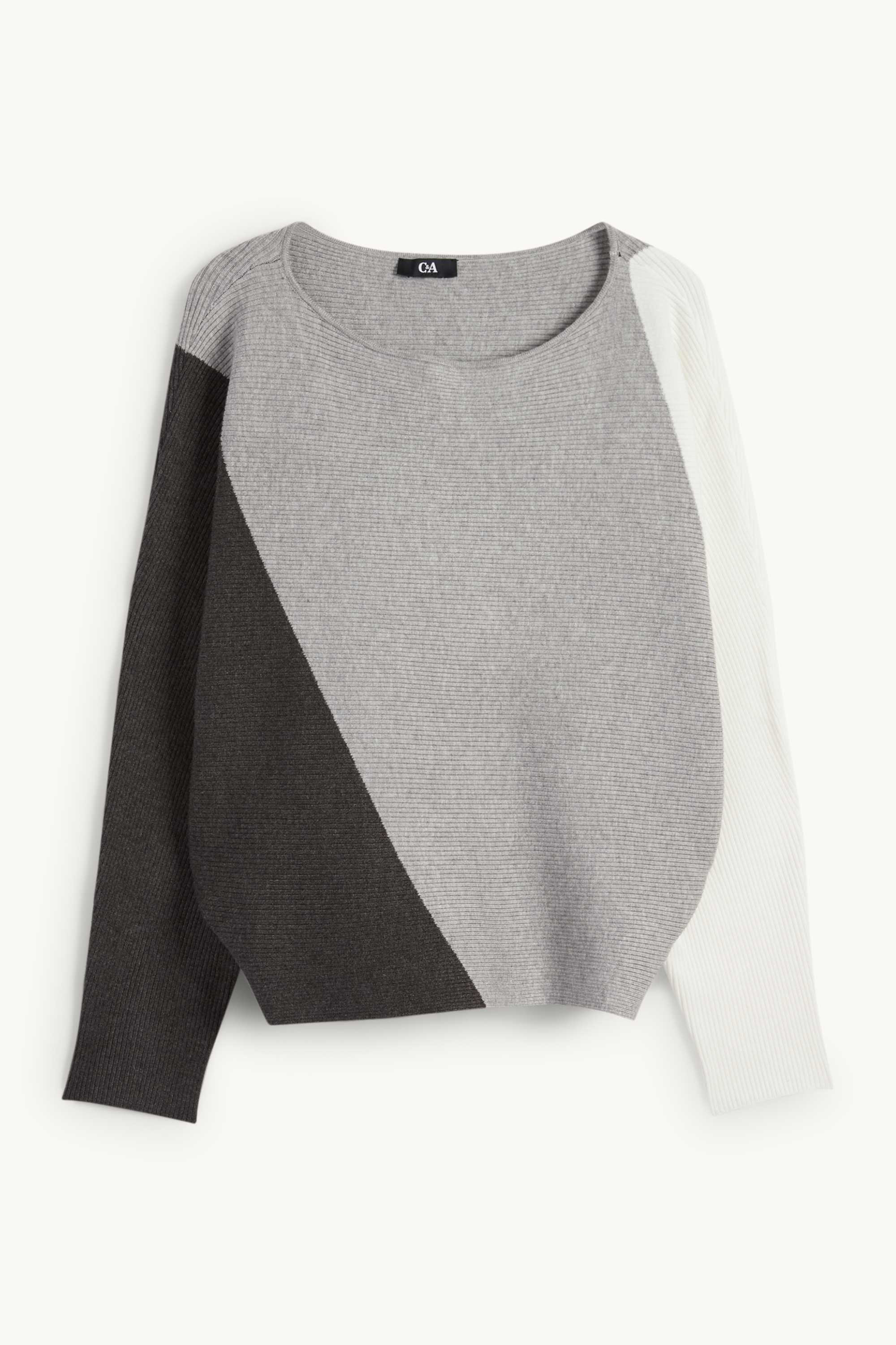 Jumper - ribbed gray