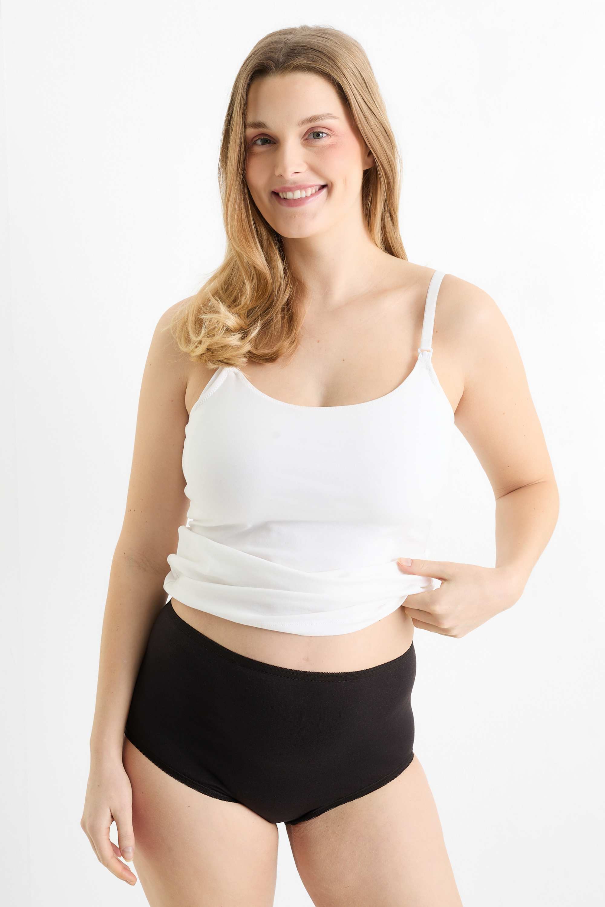Multipack of 3 - maternity knickers black