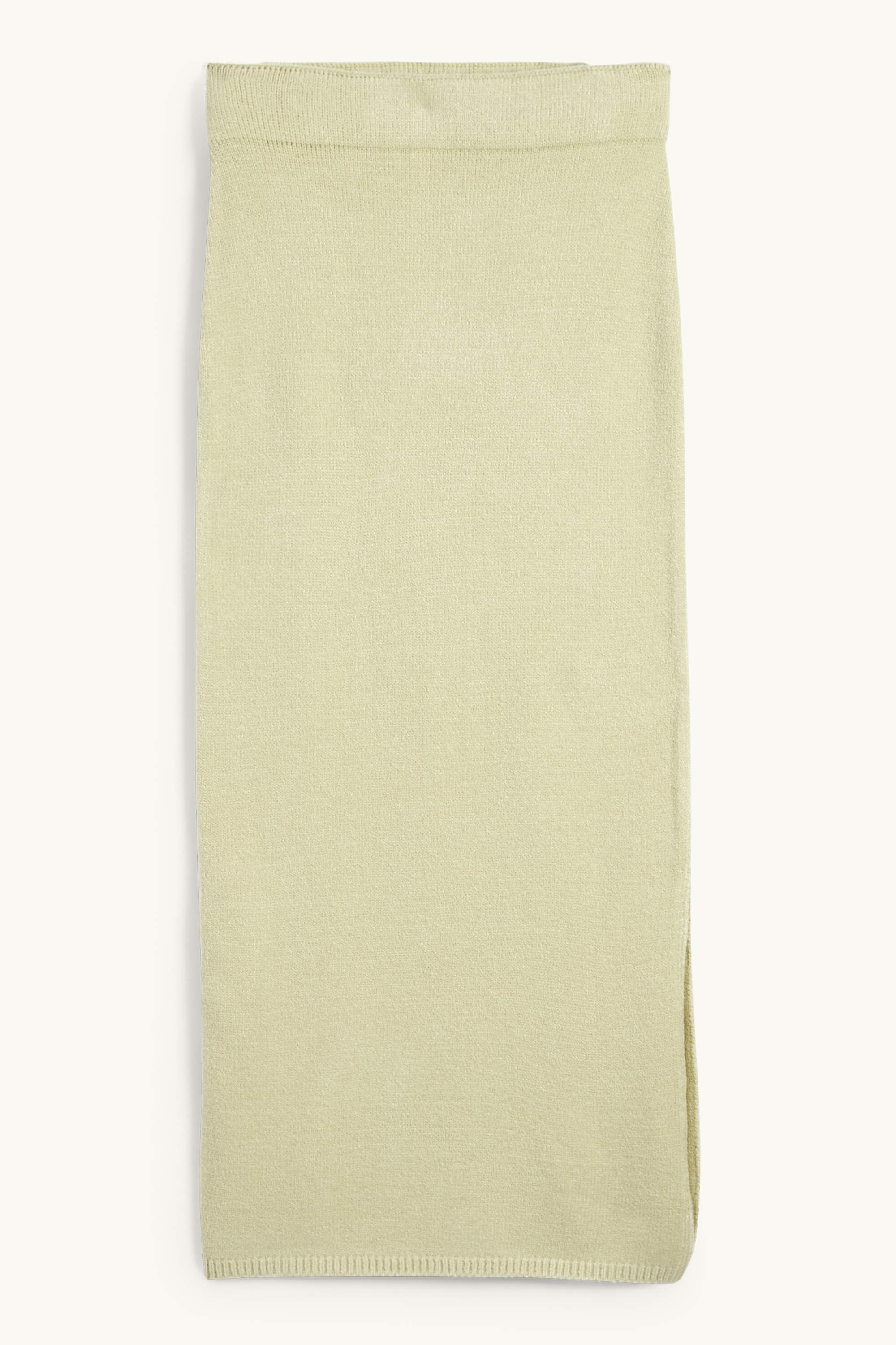 Knitted skirt mint green
