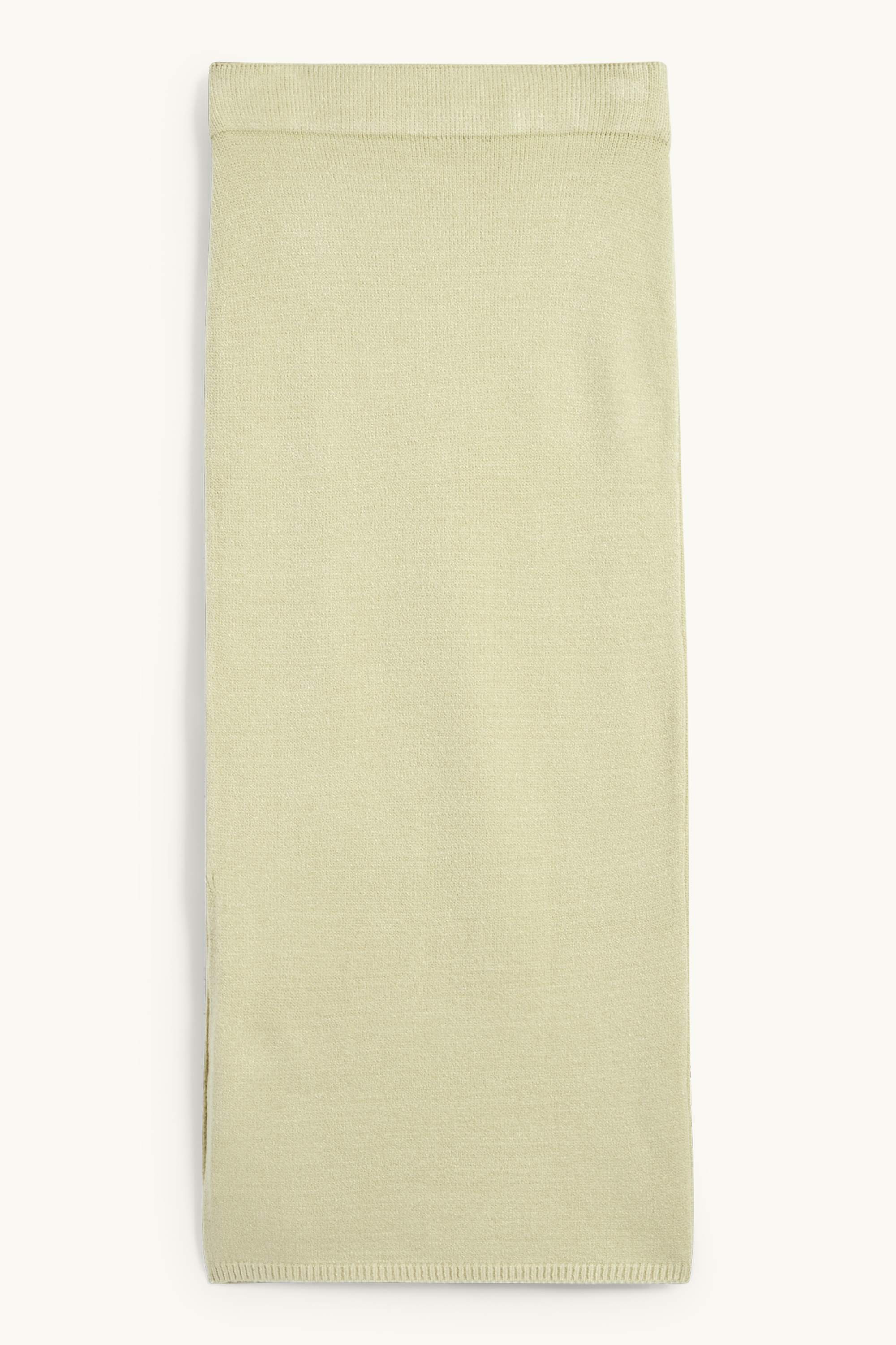 Knitted skirt mint green