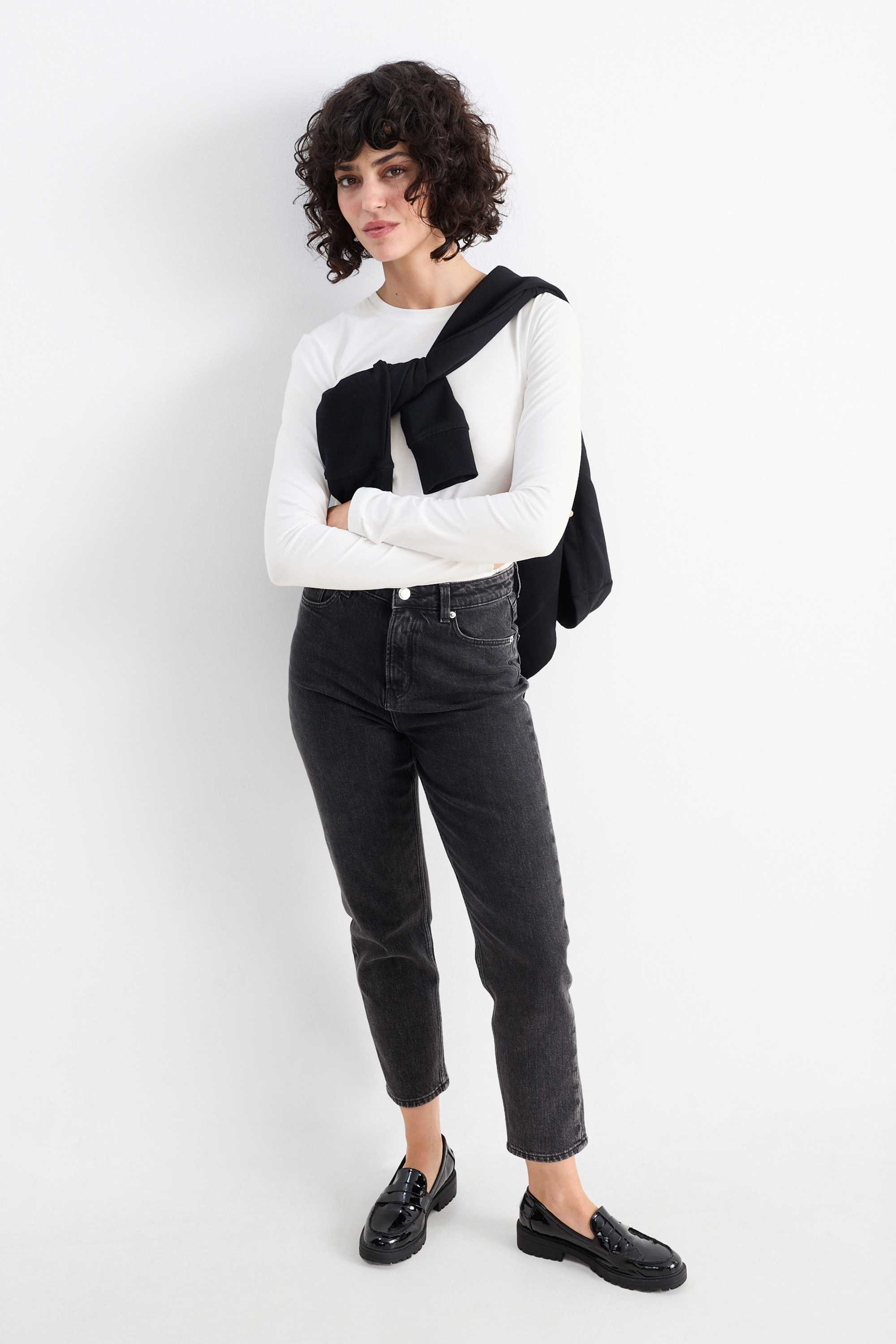 Multipack of 2 - long sleeve top white