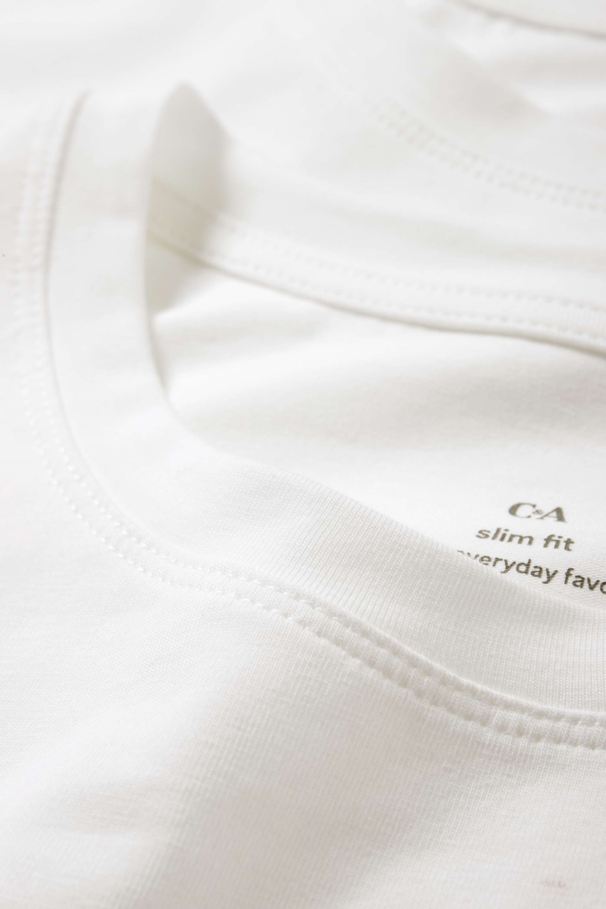 Multipack of 2 - long sleeve top white