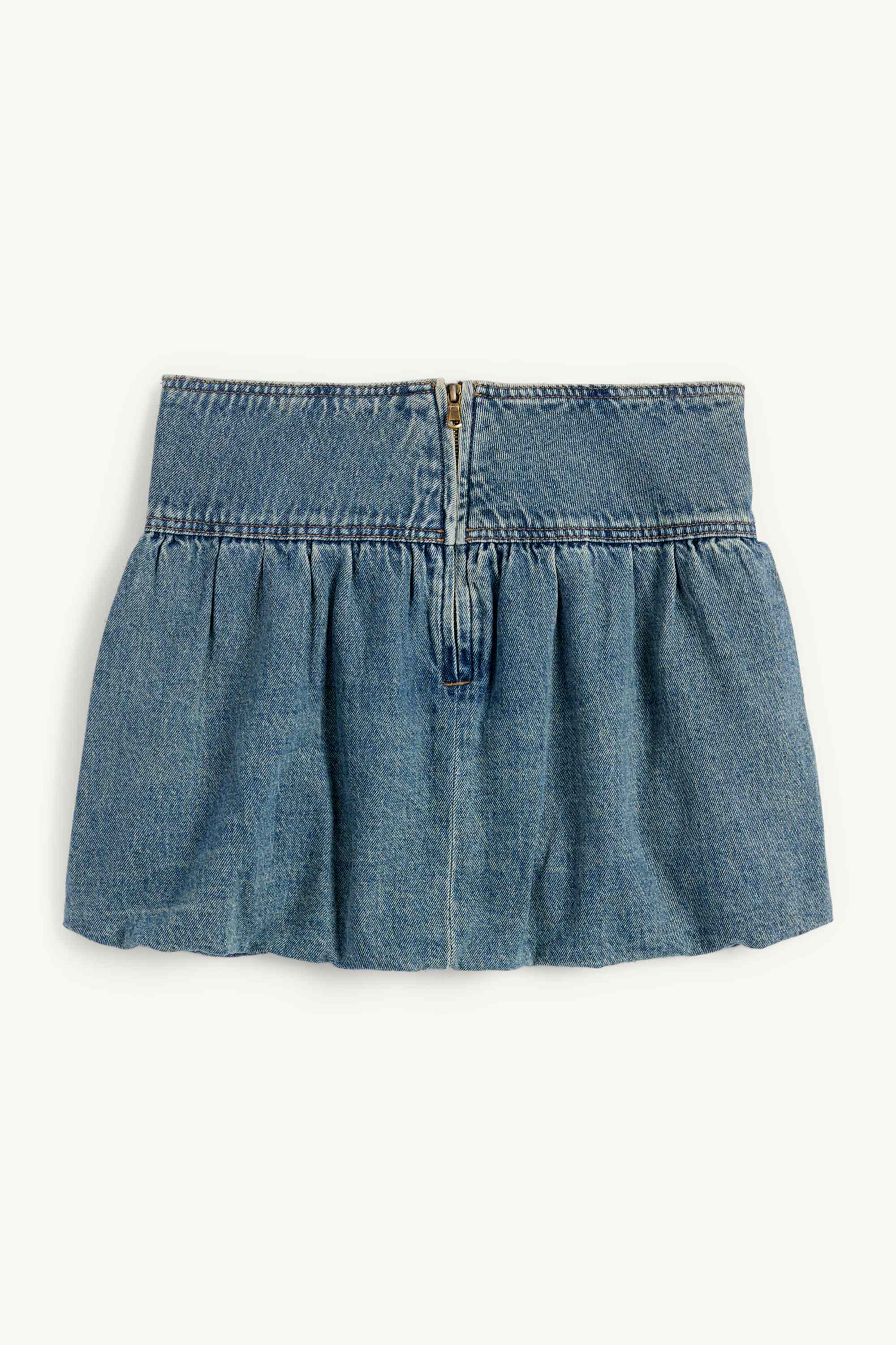 Denim miniskirt blue denim