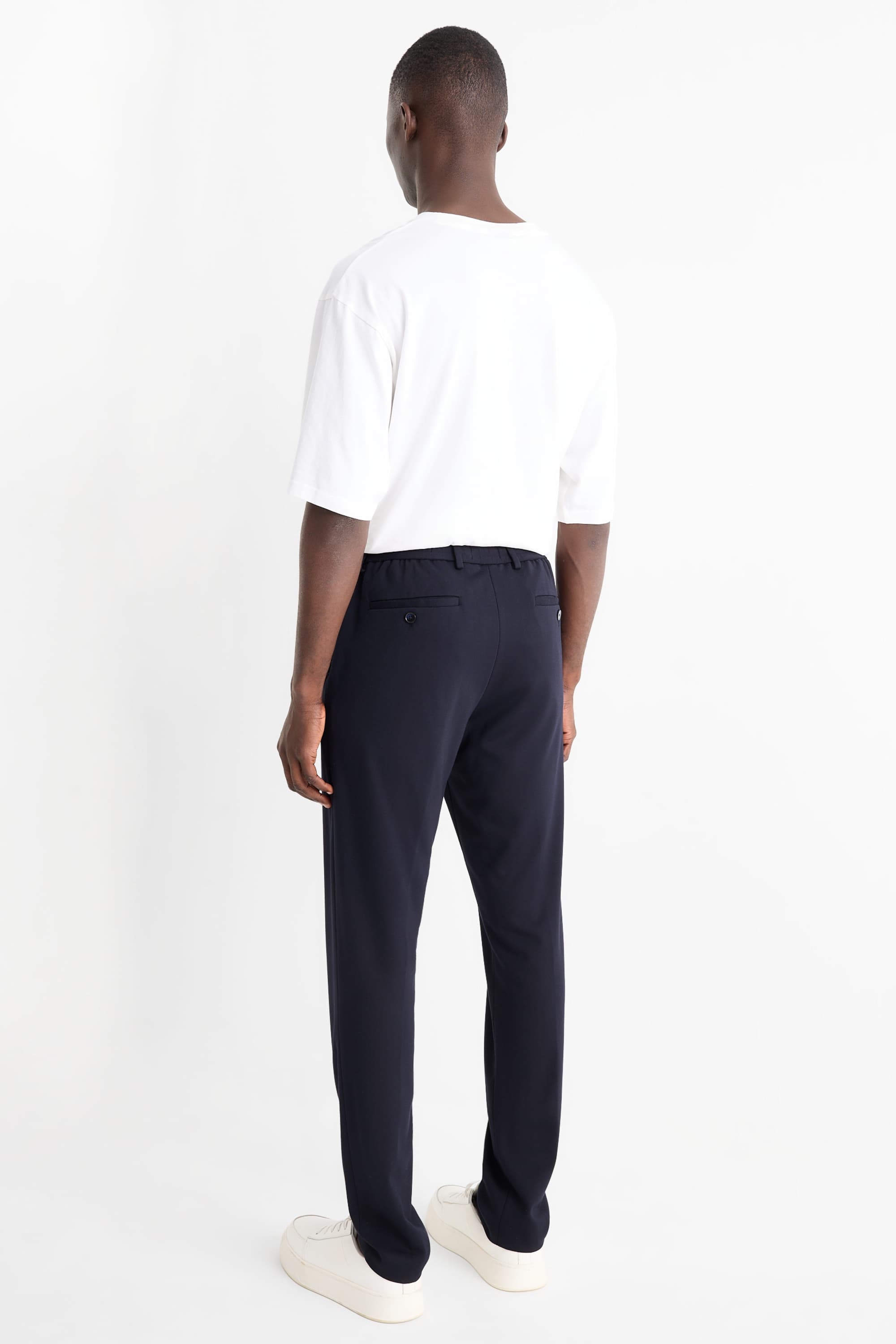 Mix & match suit trousers - slim fit - stretch dark blue