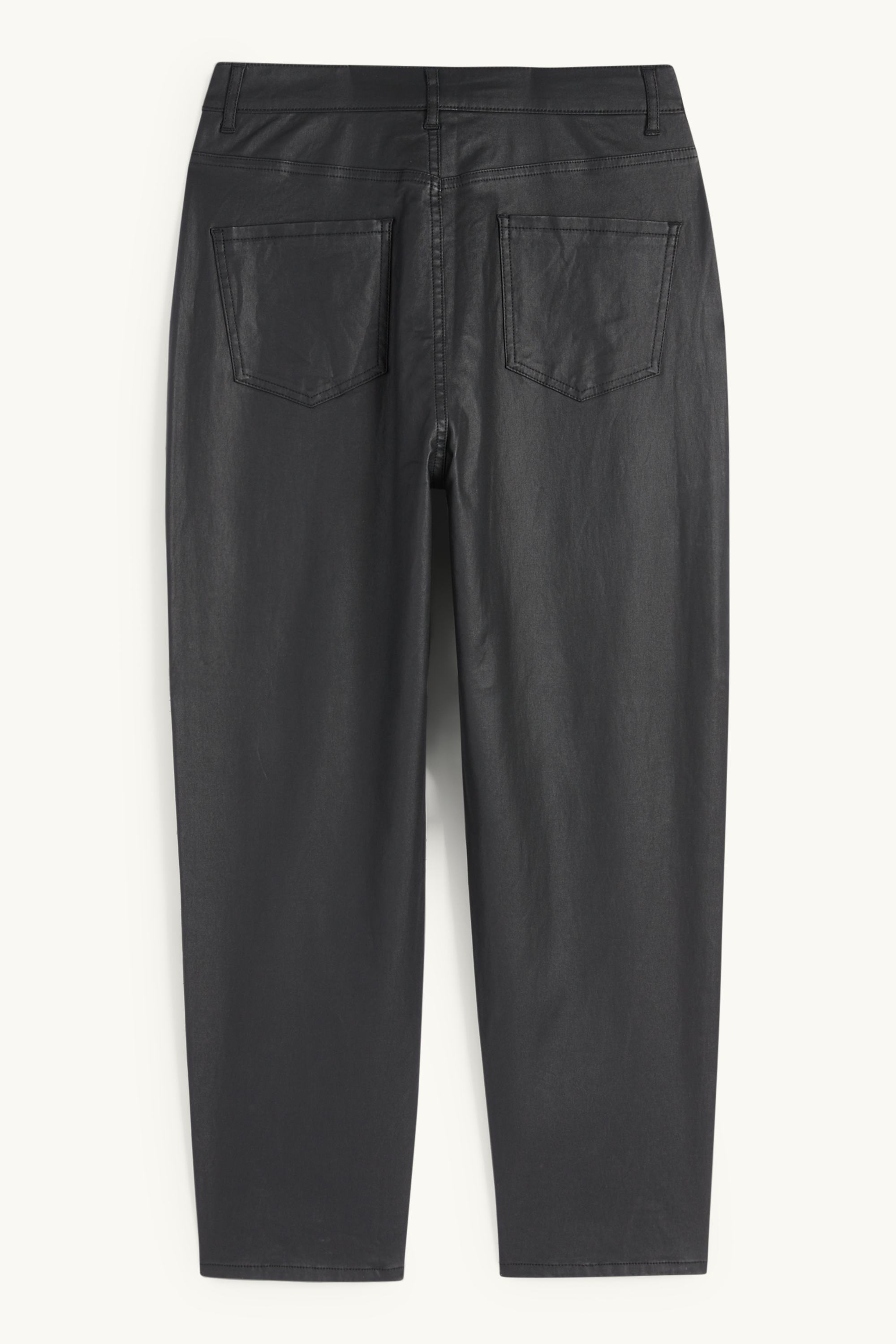 Cloth trousers - high waist - tapered fit black