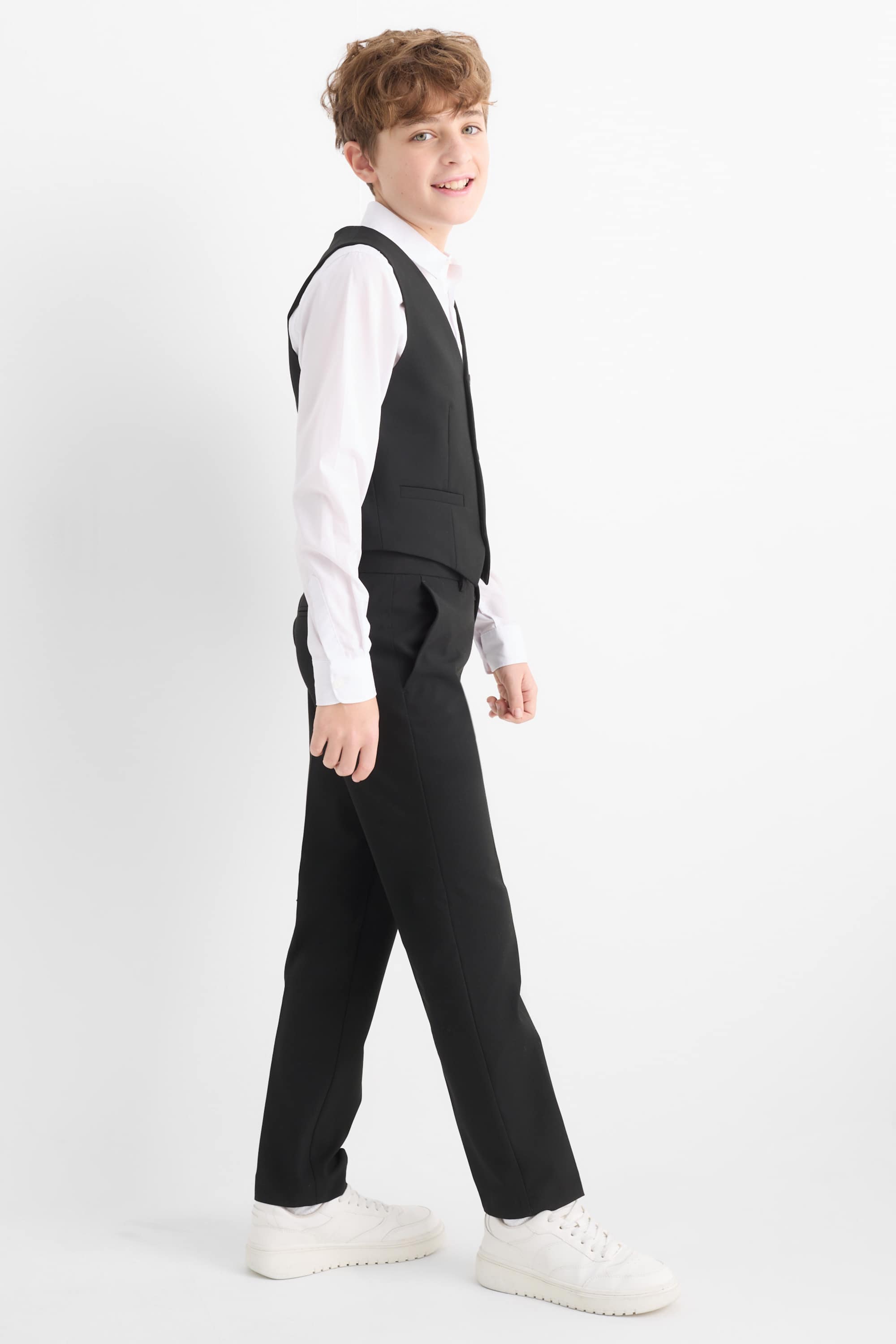 Mix & match trousers - stretch - LYCRA® black