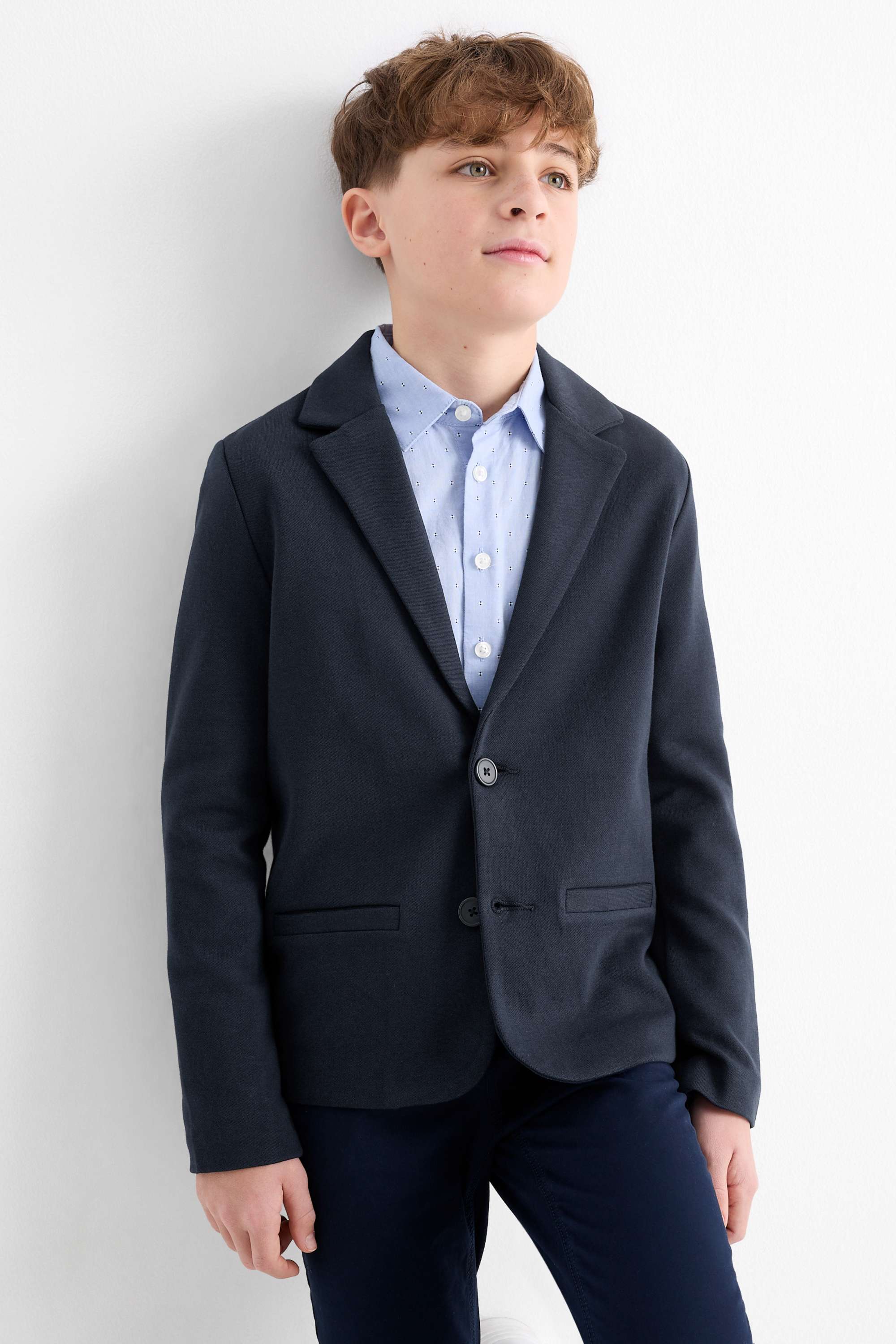Tailored jacket dark blue