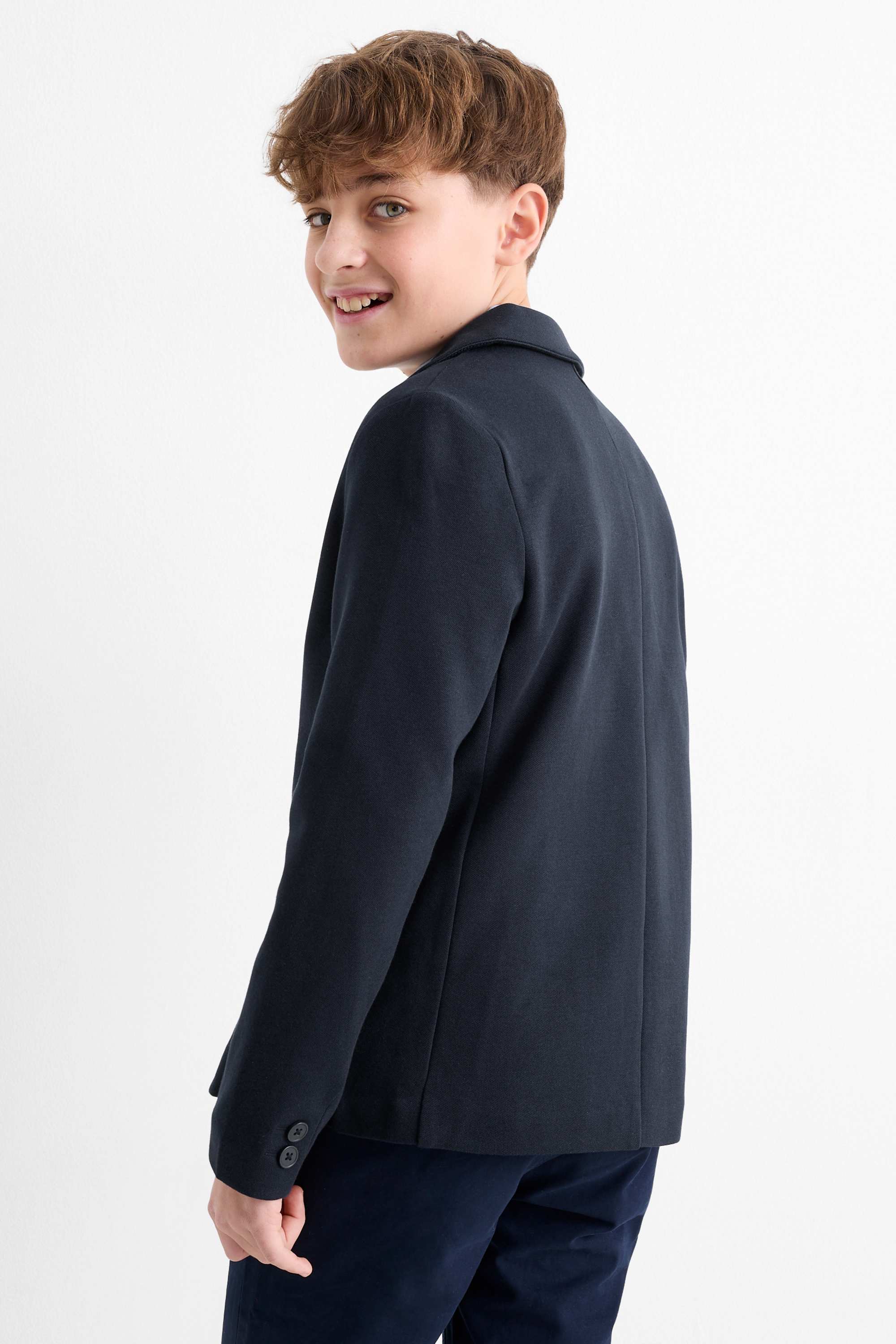 Tailored jacket dark blue