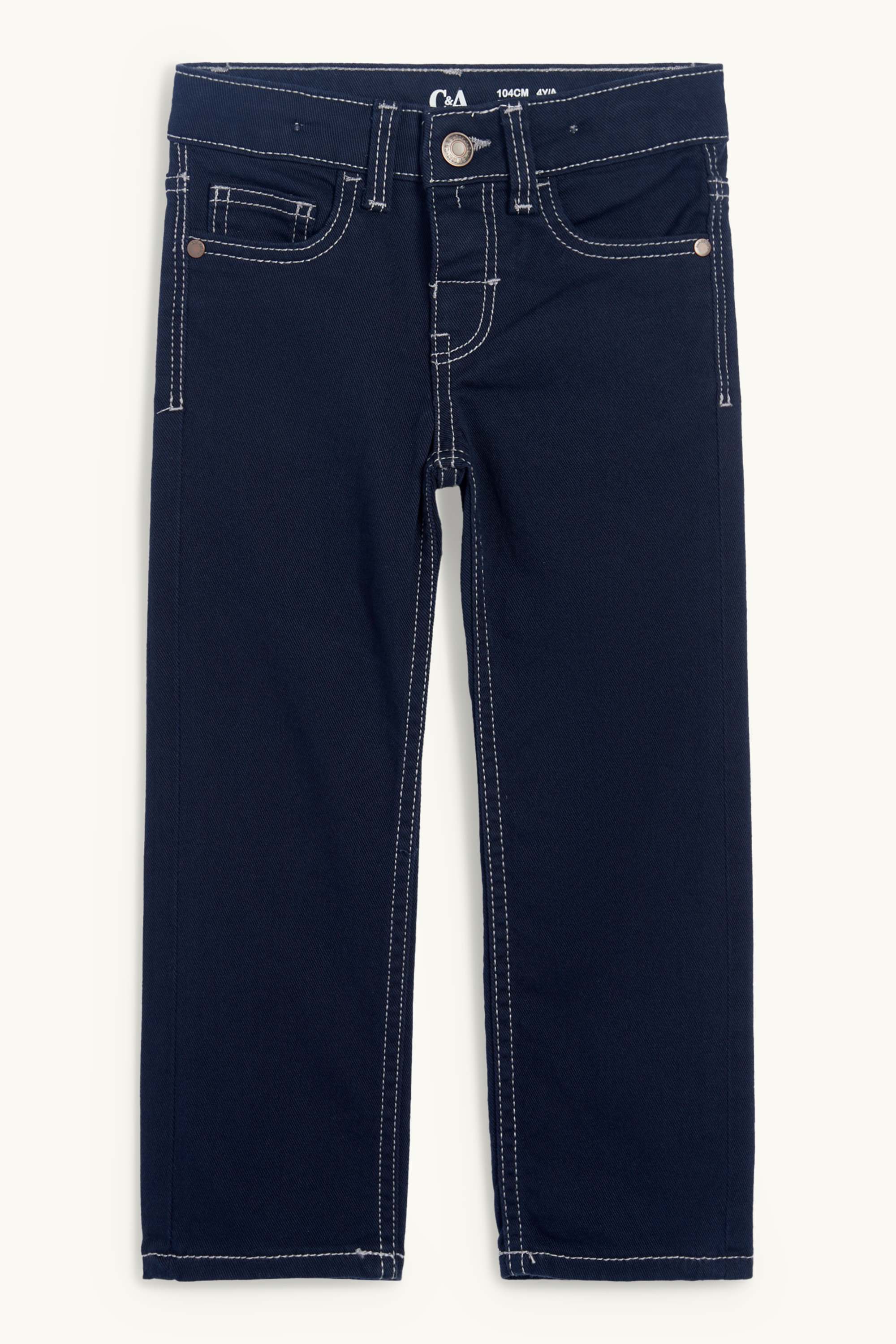 Straight jeans denim-dark blue