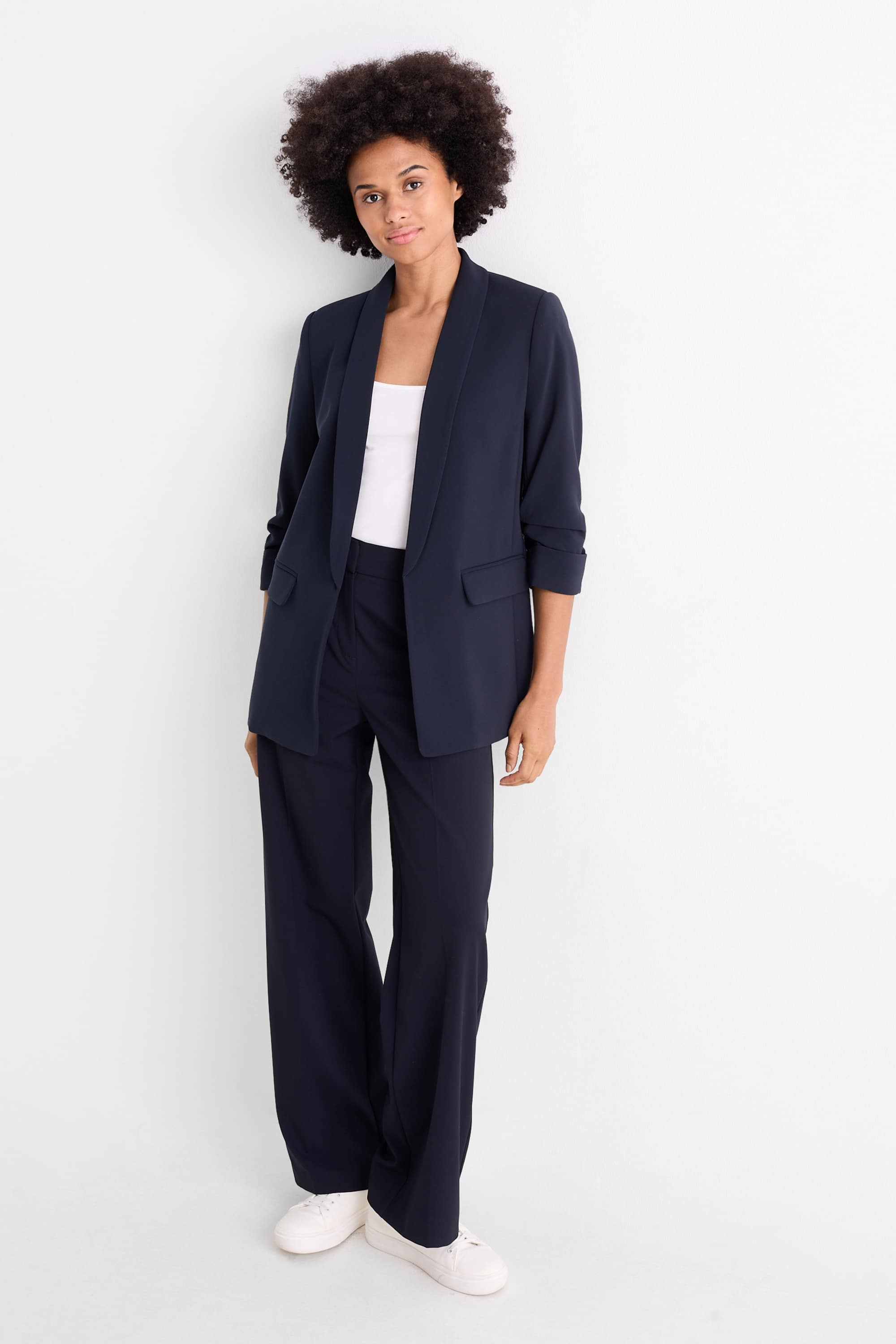 Business blazer - relaxed fit dark blue