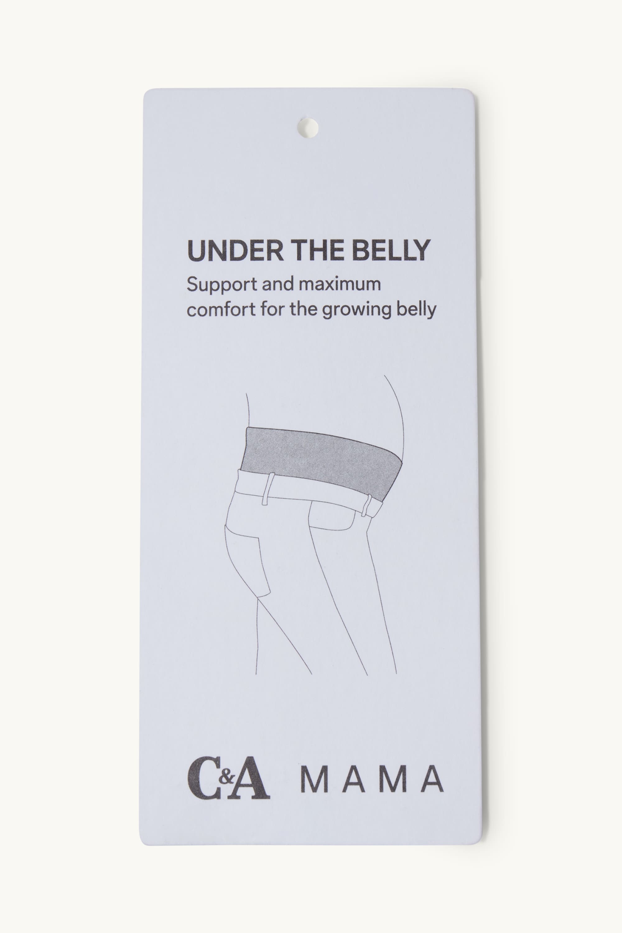 Maternity cloth trousers - smocked light blue