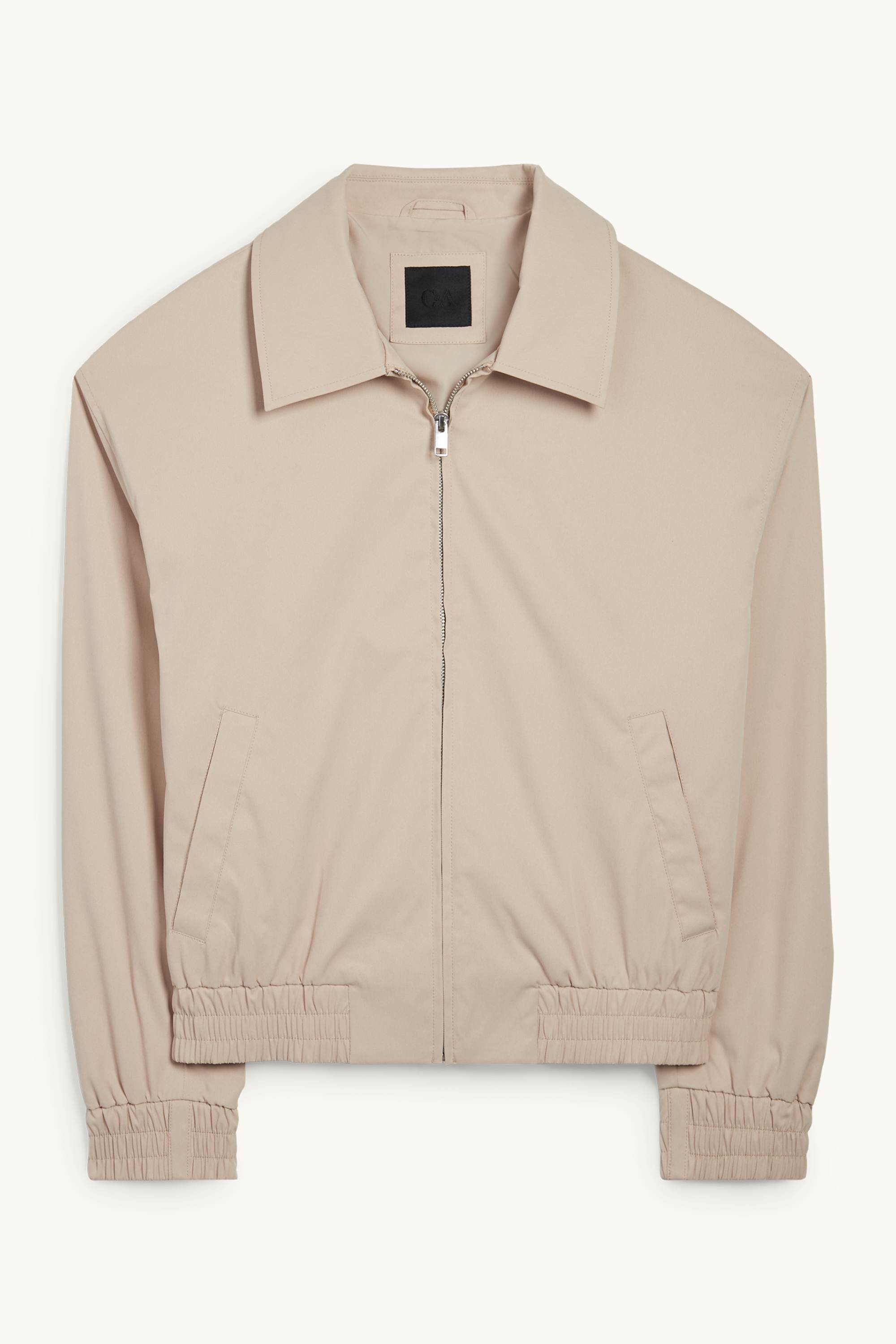 Bomber jacket beige