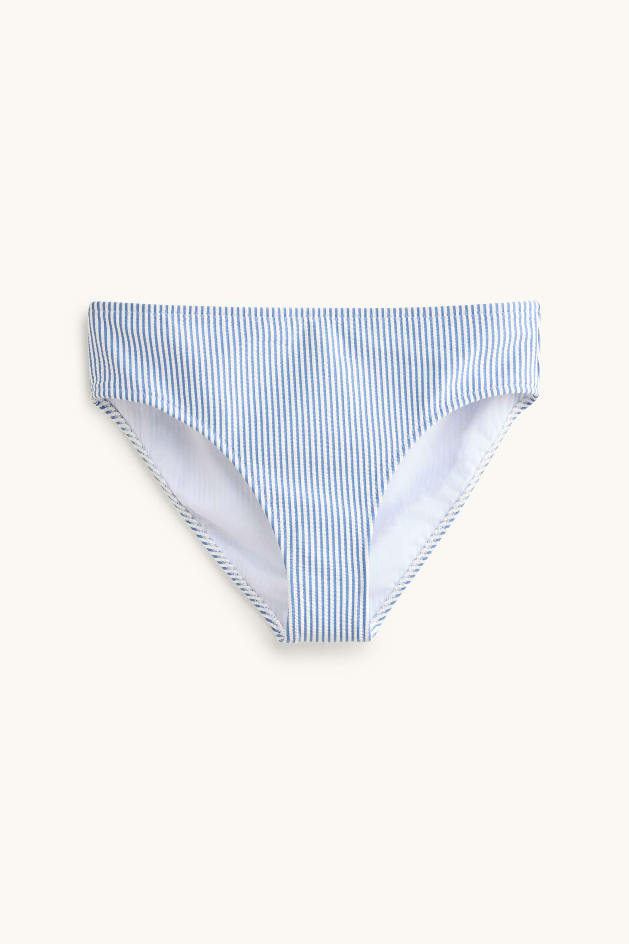 Bikini bottoms - mid waist - LYCRA® XTRA LIFE™ - striped blue