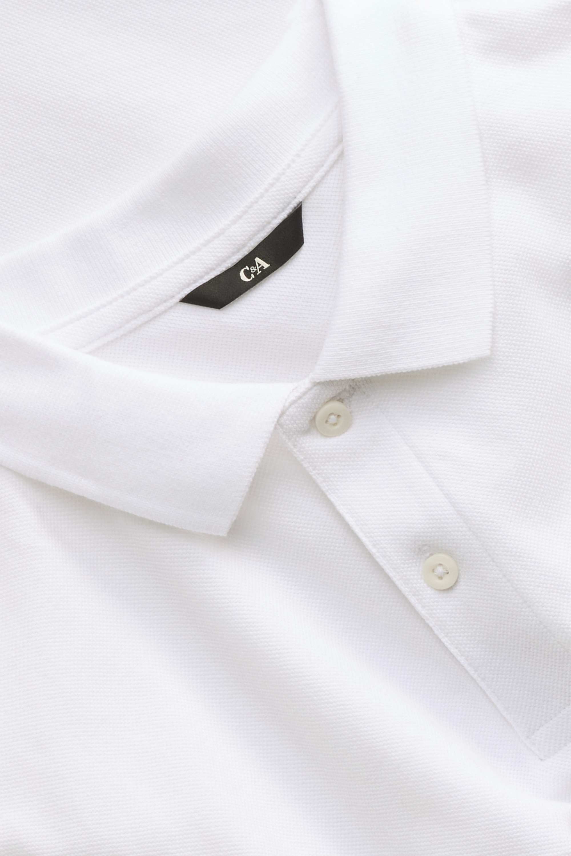 Polo shirt - regular fit white
