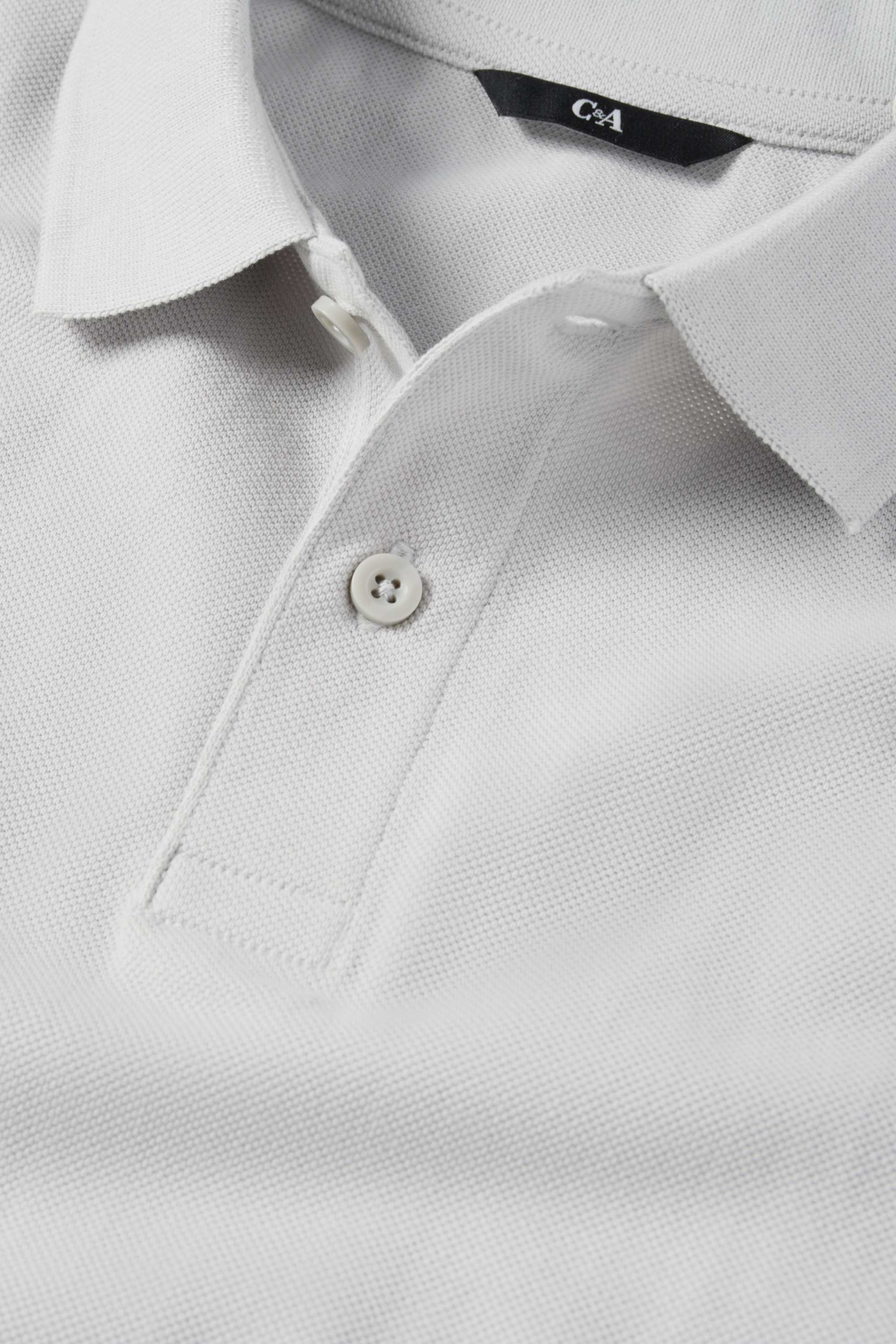 Polo shirt - regular fit light gray (17)