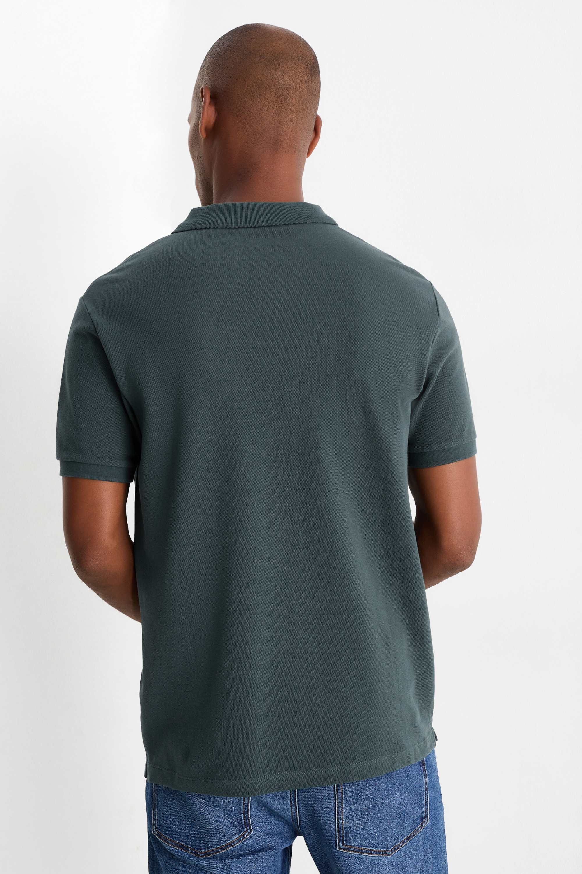Polo shirt - regular fit dark green