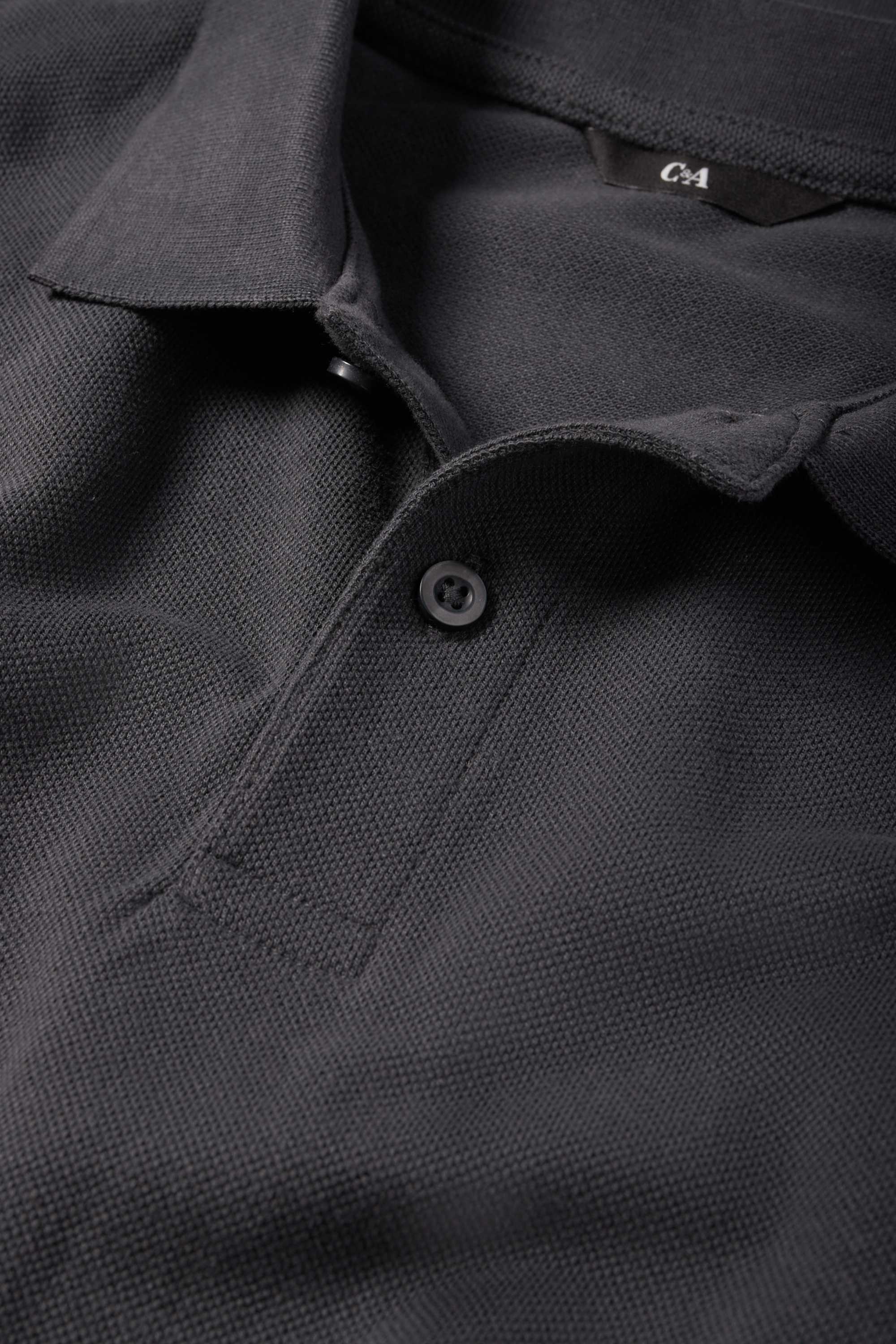 Polo shirt - regular fit dark gray