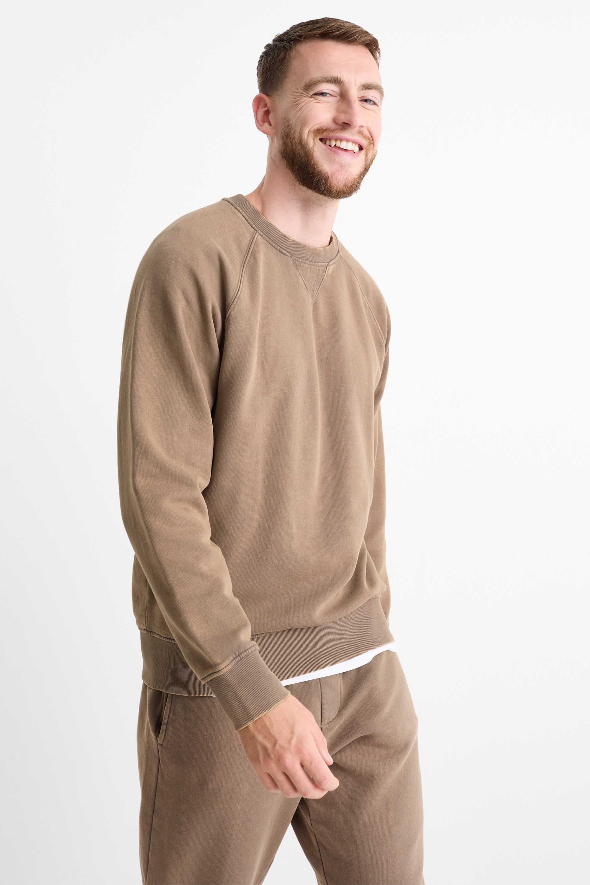 Sweatshirt taupe