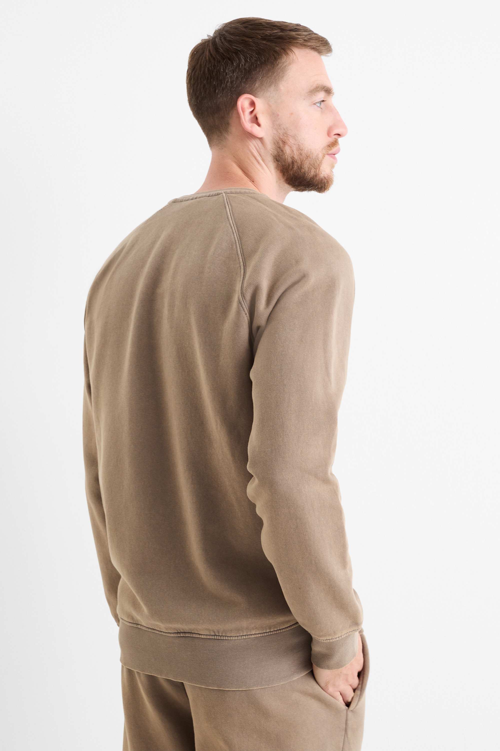Sweatshirt taupe