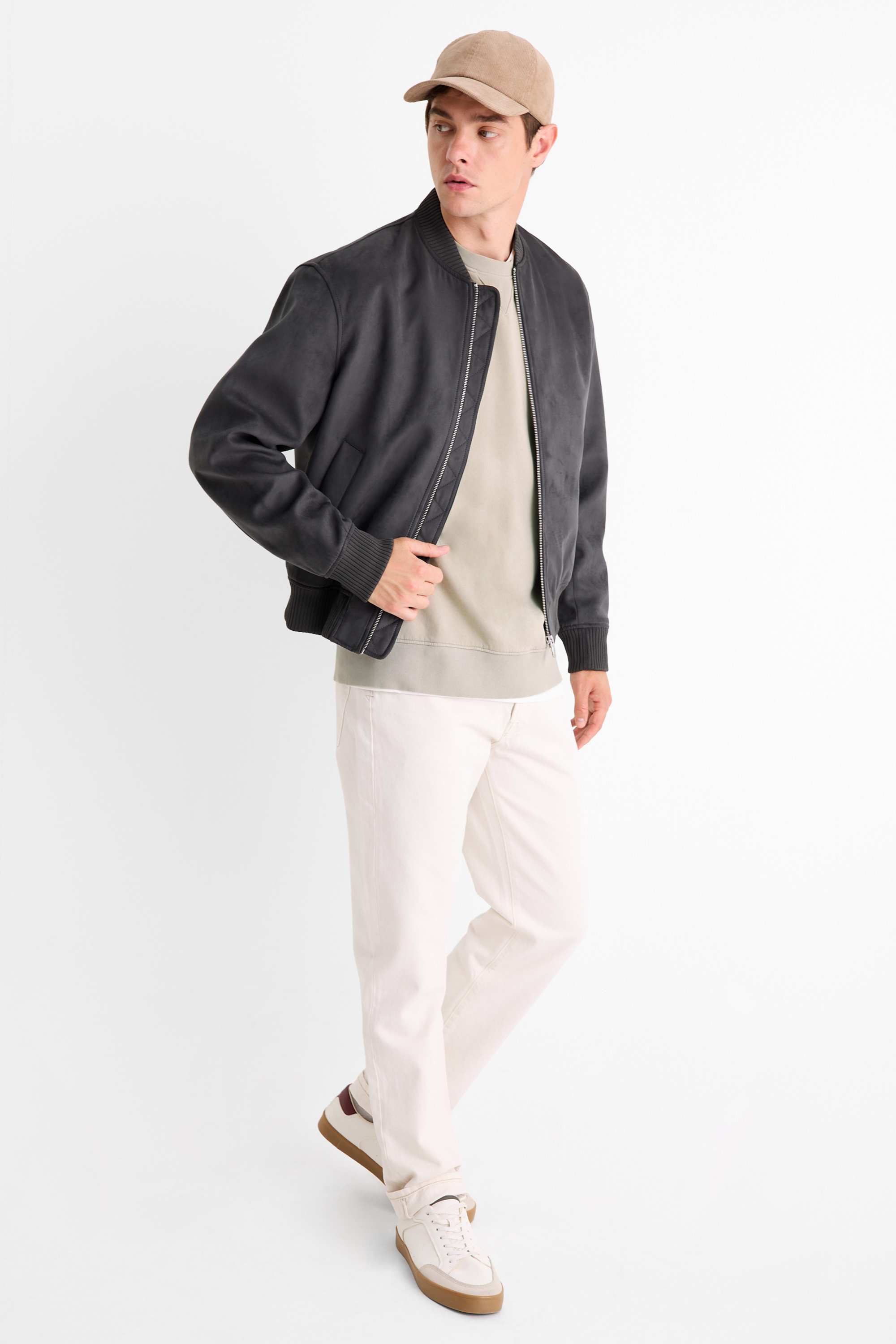Sweatshirt beige