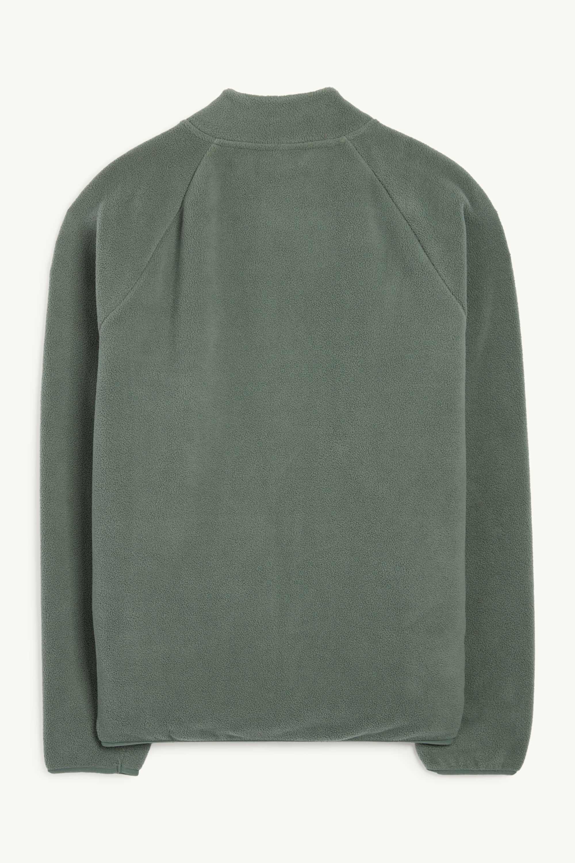Fleece jacket dark green