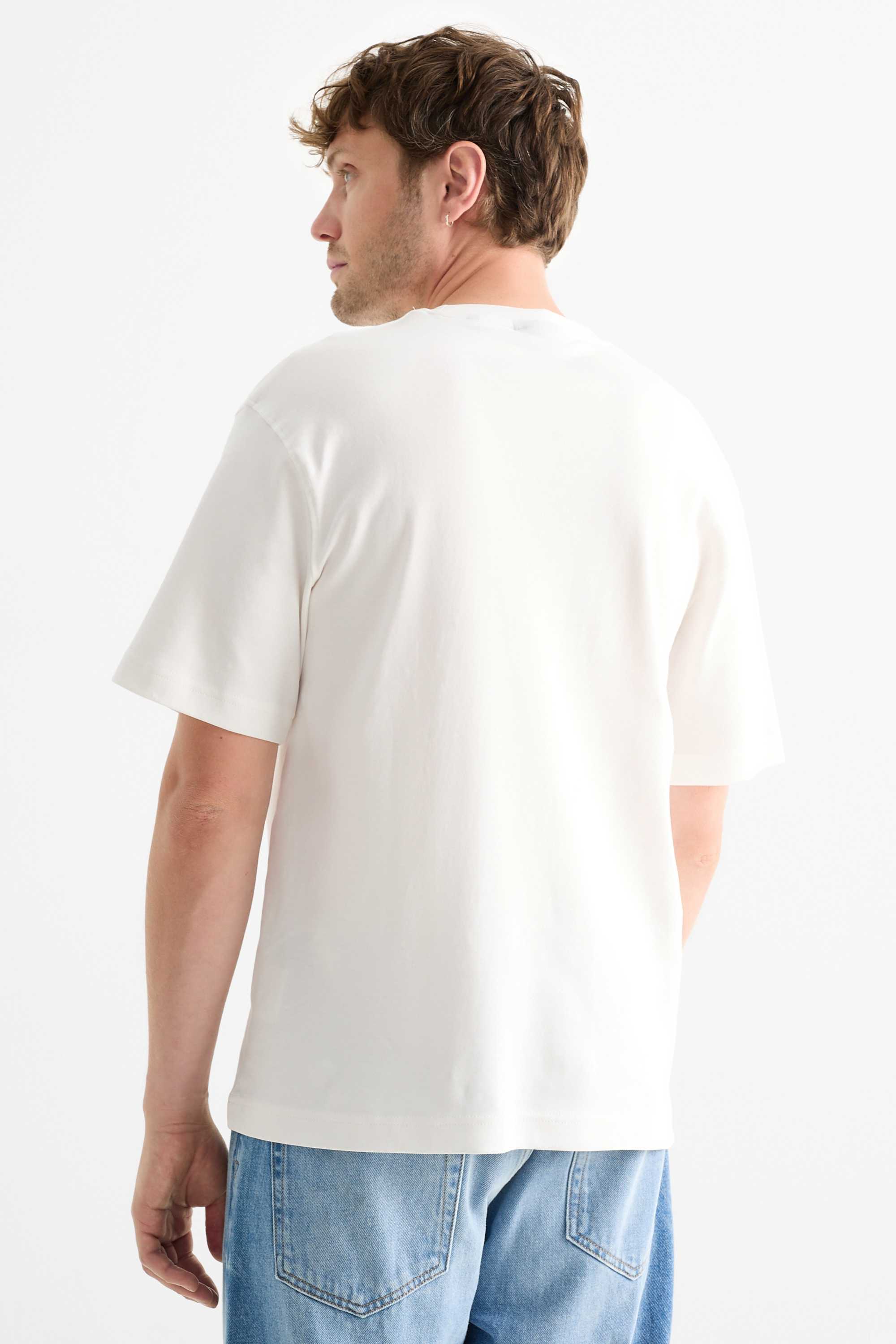 T-shirt - relaxed fit white (1)