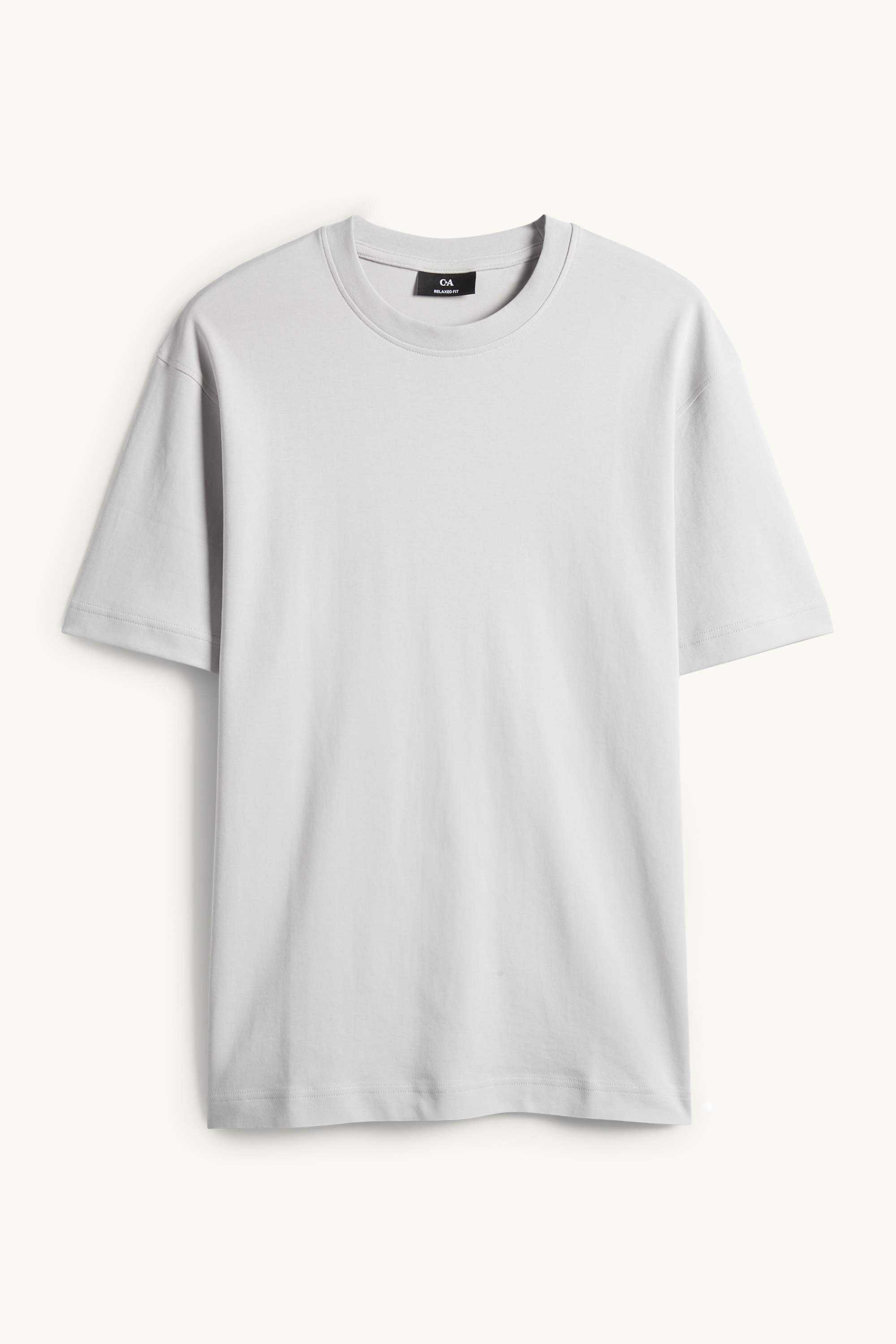 T-shirt - relaxed fit light gray (15)