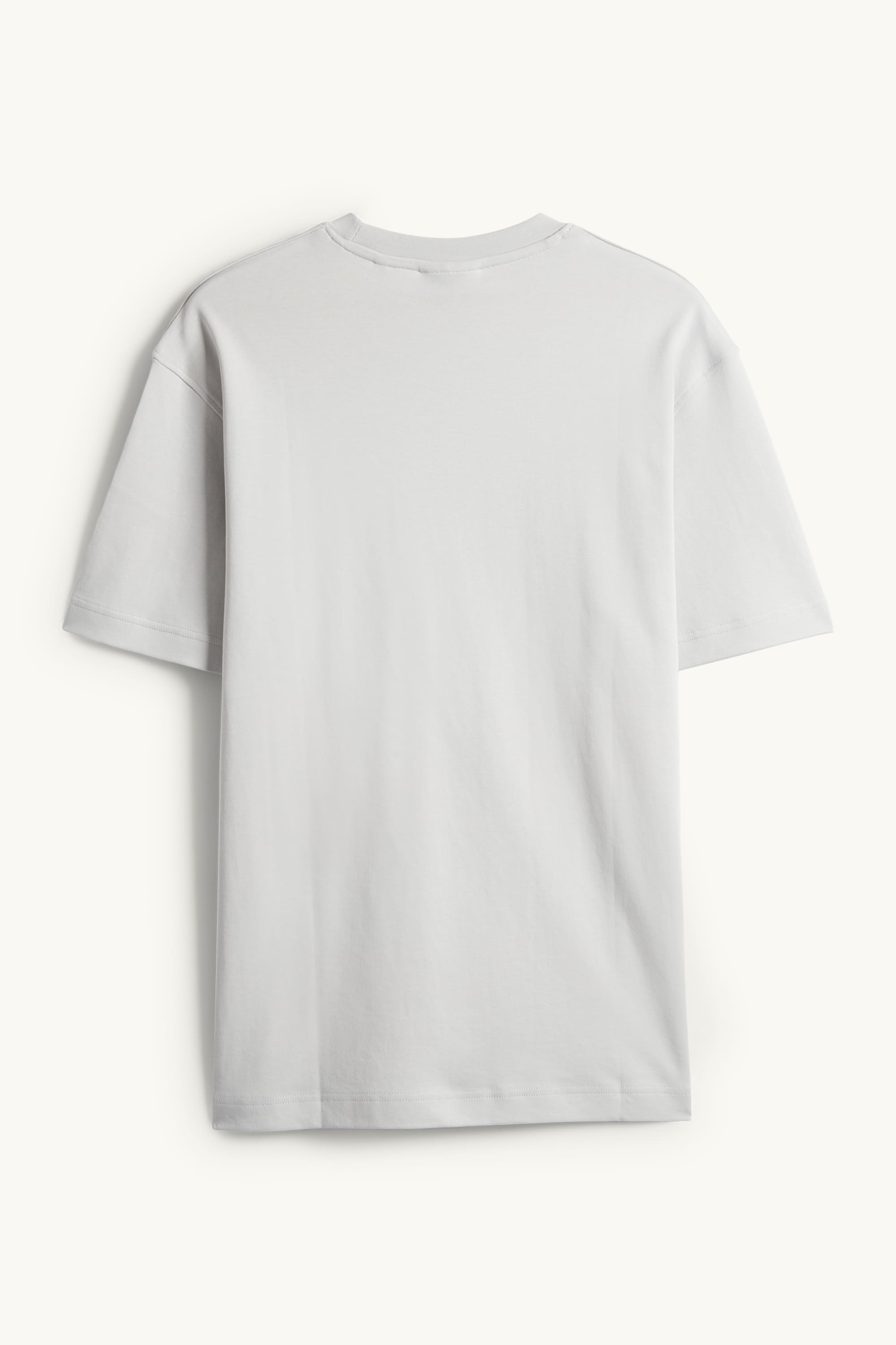 T-shirt - relaxed fit light gray (15)