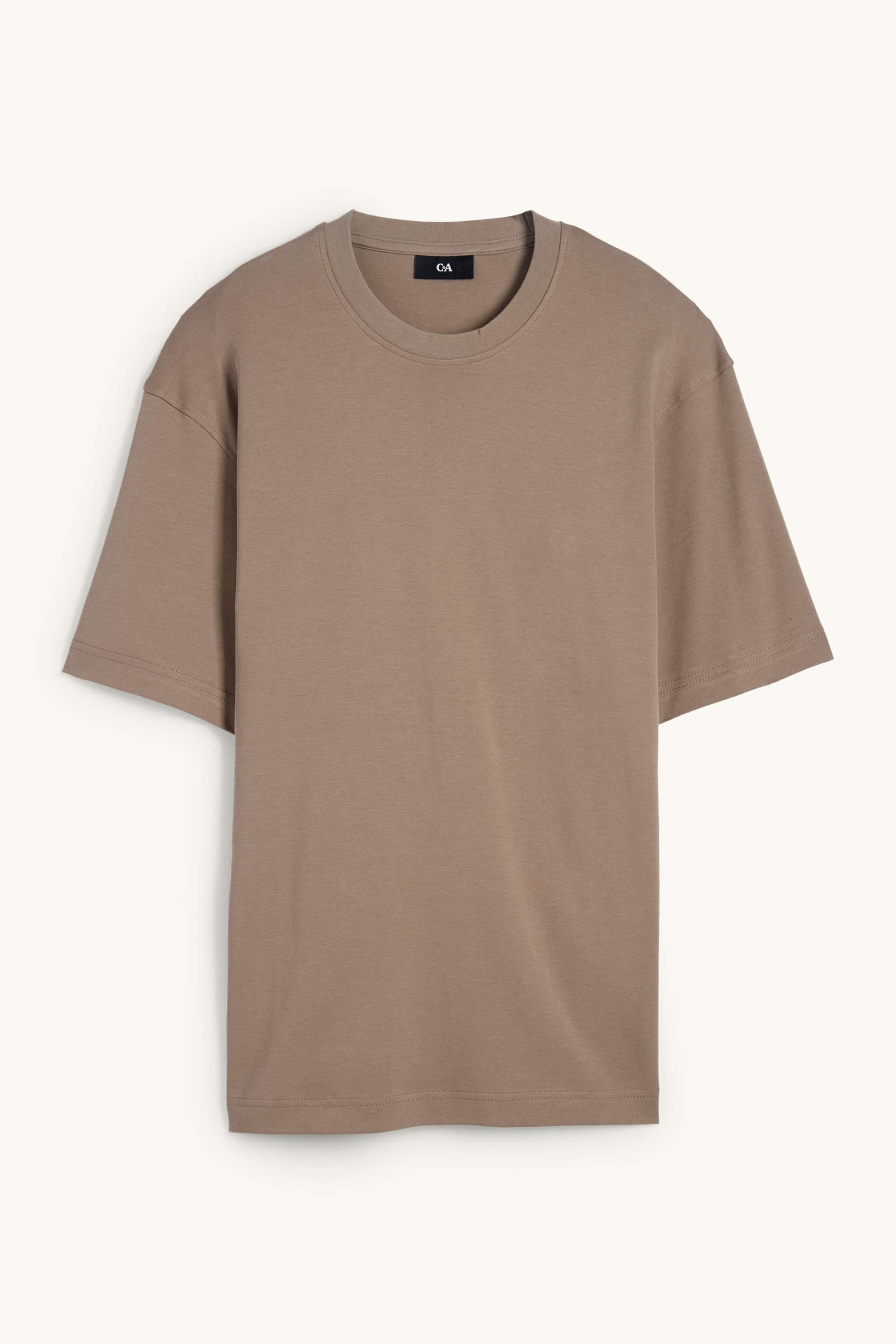 T-shirt - relaxed fit taupe