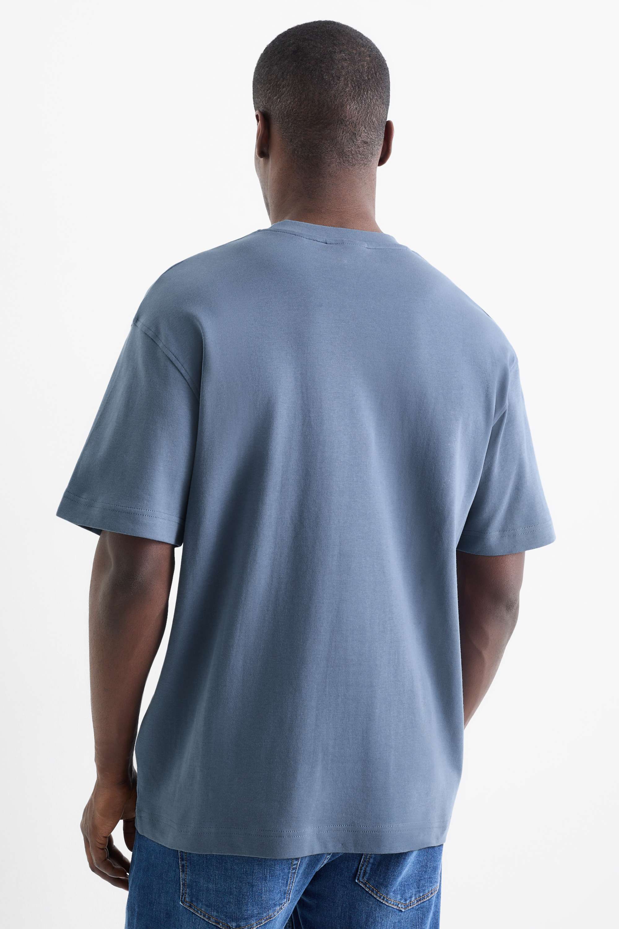 T-shirt - relaxed fit blue