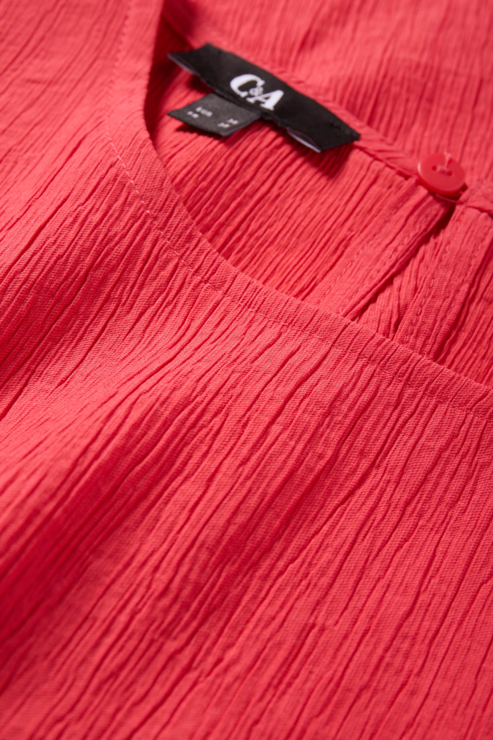 Blouse top red